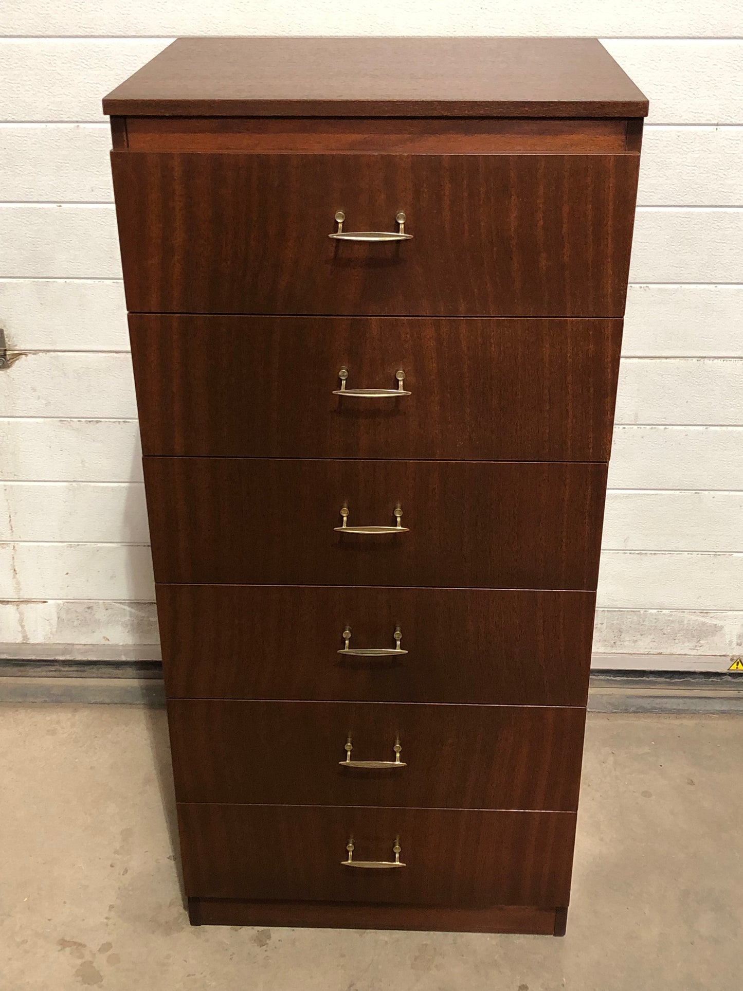 000718....Mid Century Retro Tallboy Chest / Tallboy Chest Of Drawers By Remploy