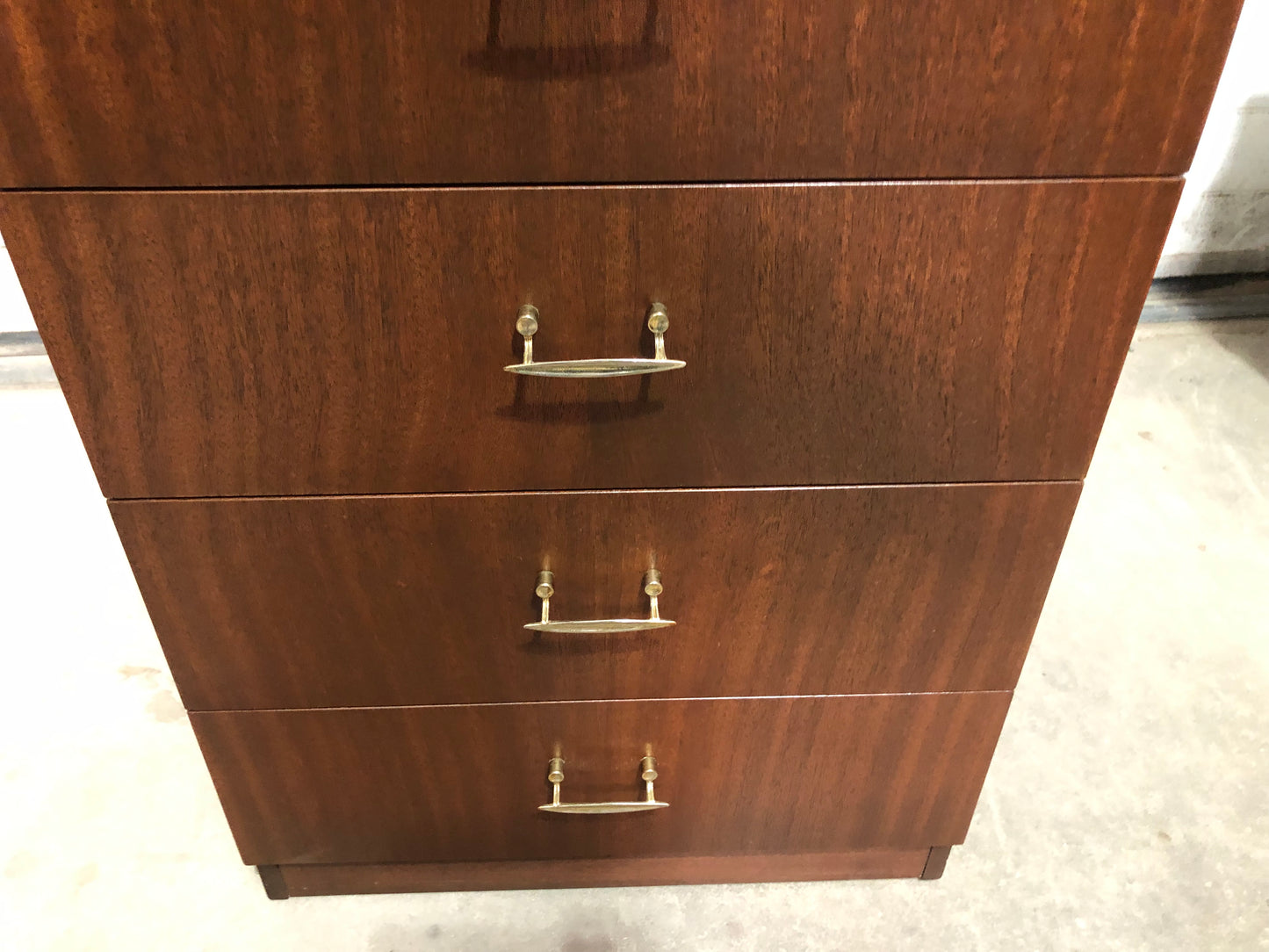 000718....Mid Century Retro Tallboy Chest / Tallboy Chest Of Drawers By Remploy