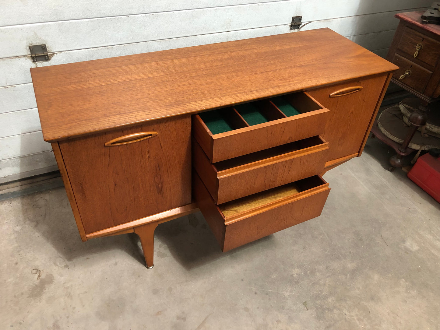 000717....Mid Century Retro Jentique Teak Sideboard ( sold )