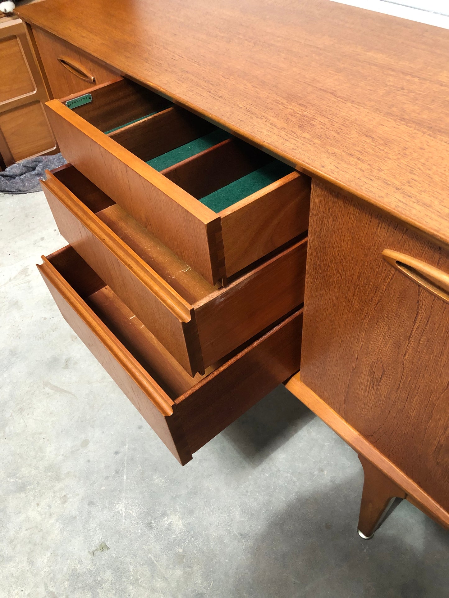 000717....Mid Century Retro Jentique Teak Sideboard ( sold )