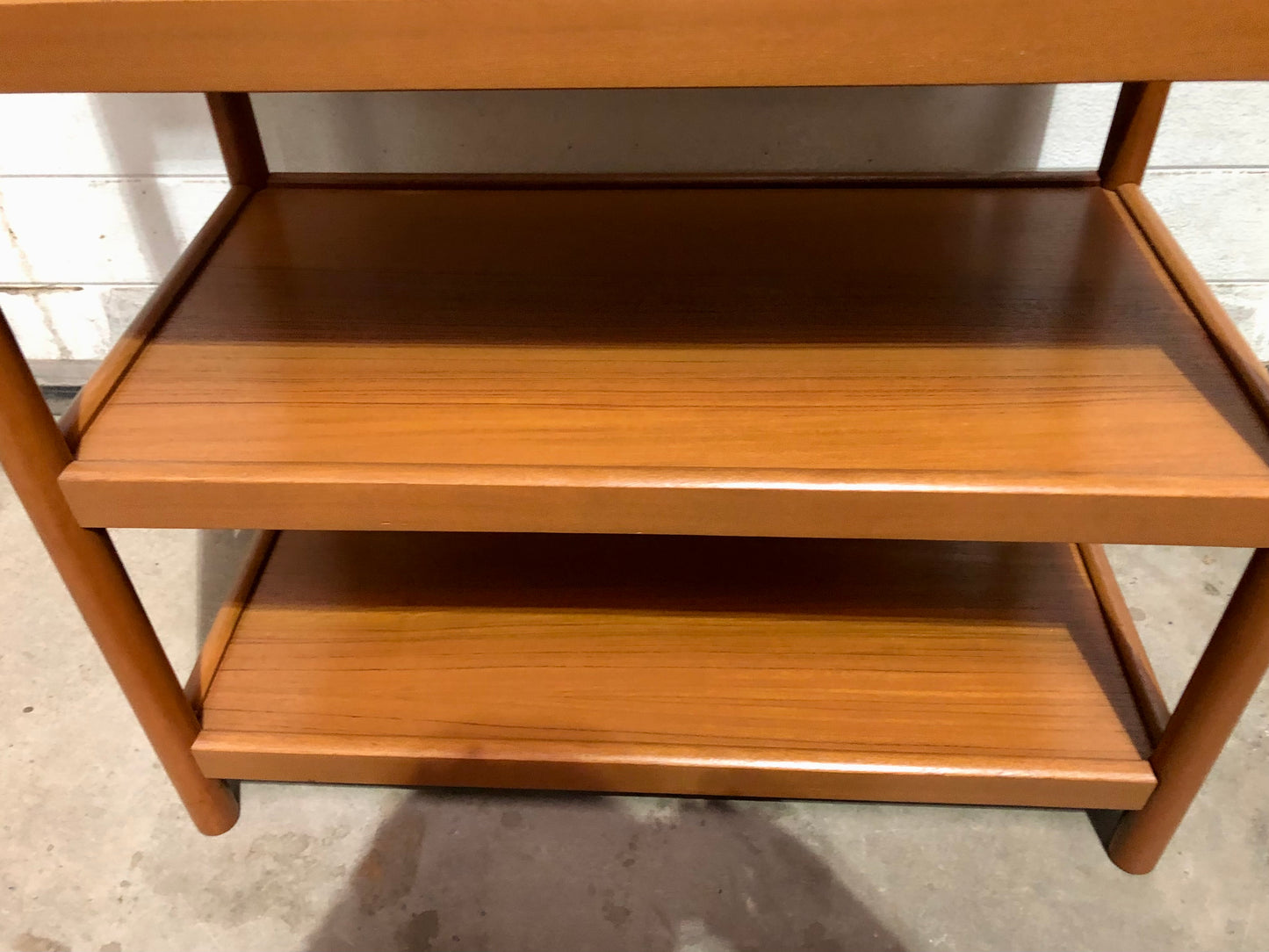 000716....Retro Style Teak Shelving Unit