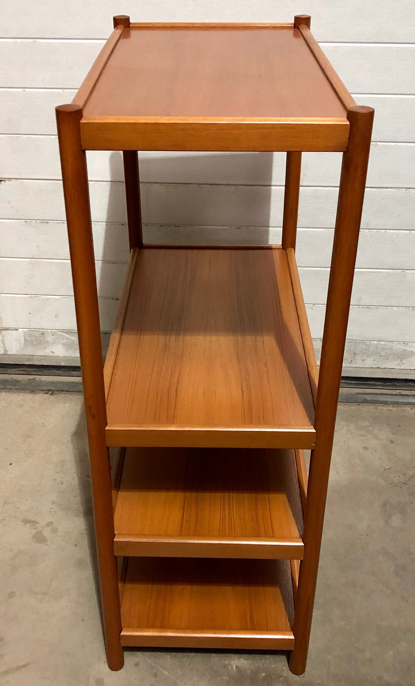 000716....Retro Style Teak Shelving Unit