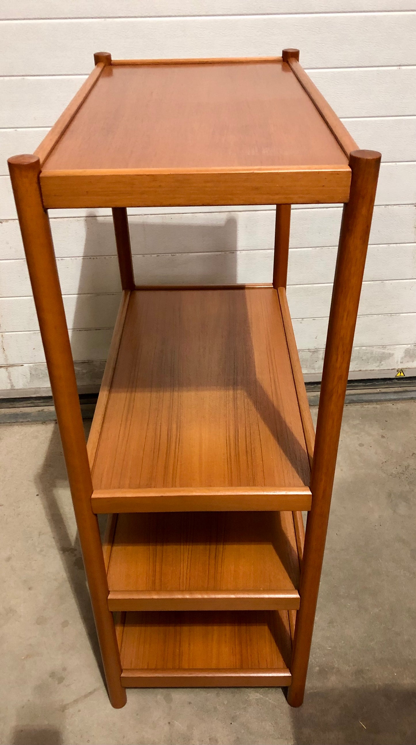 000716....Retro Style Teak Shelving Unit