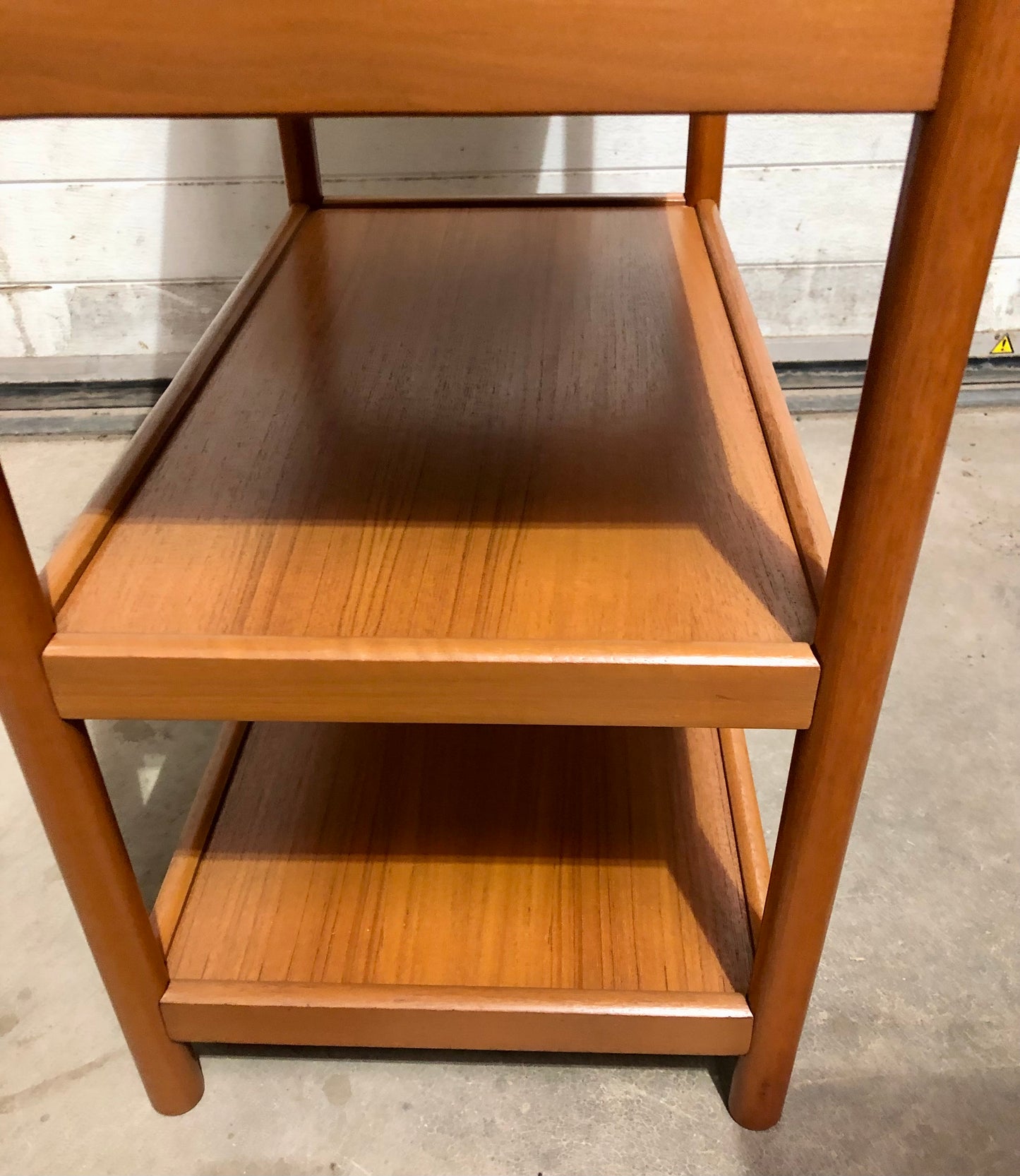 000716....Retro Style Teak Shelving Unit