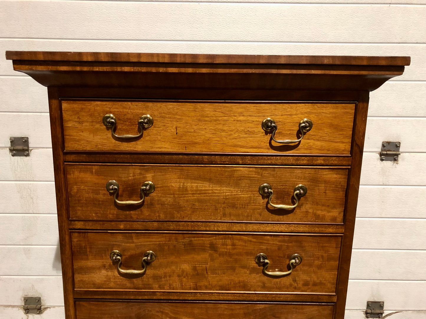 000551....Handsome Edwardian Mahogany Tallboy Chest Of Drawers