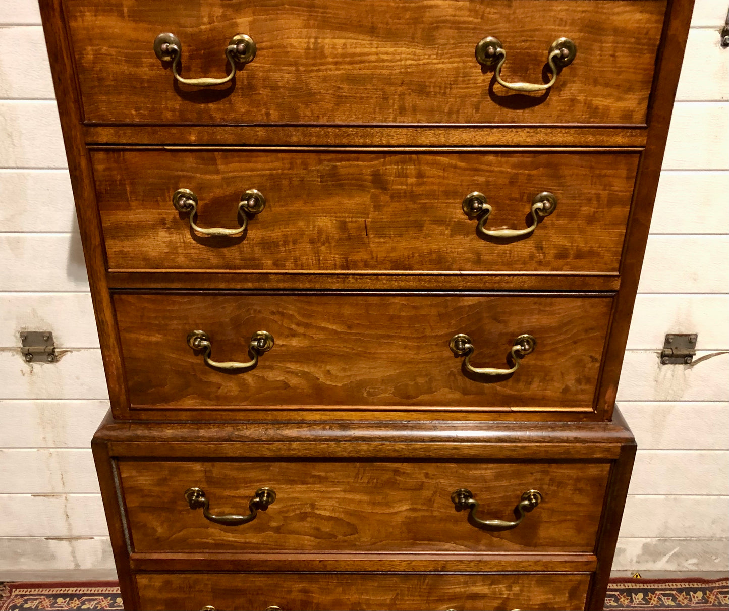 000551....Handsome Edwardian Mahogany Tallboy Chest Of Drawers