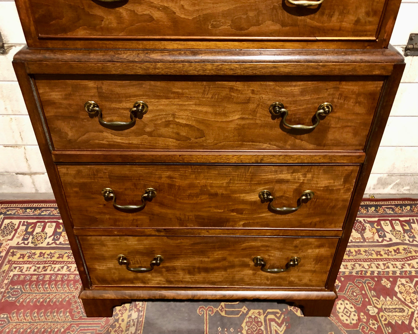 000551....Handsome Edwardian Mahogany Tallboy Chest Of Drawers