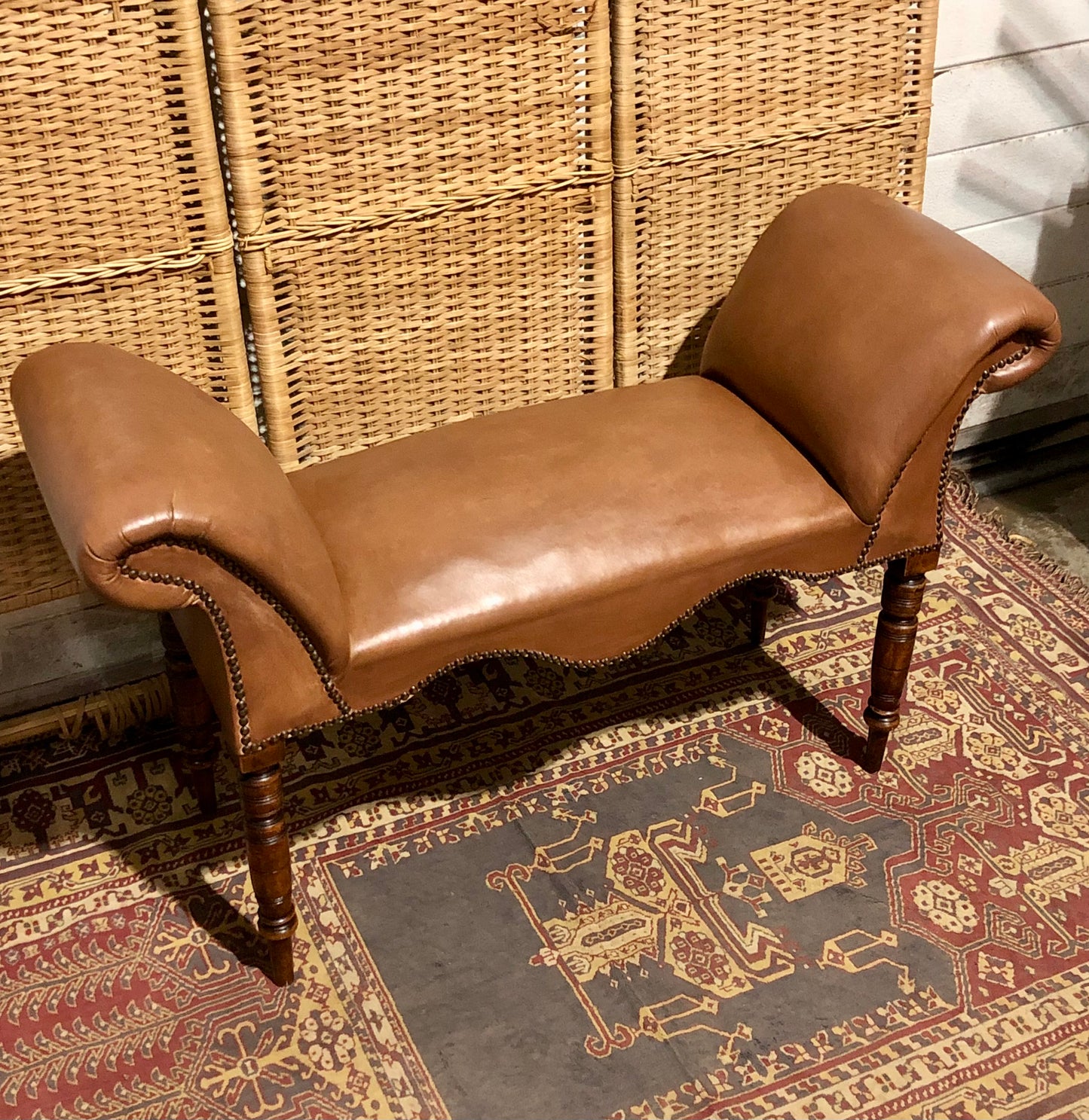 000550....Handsome Pair Of Edwardian Window Seats