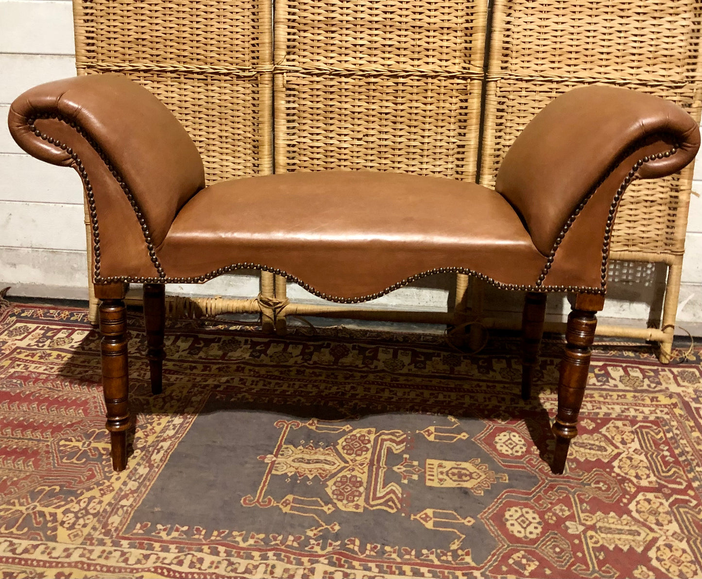 000550....Handsome Pair Of Edwardian Window Seats