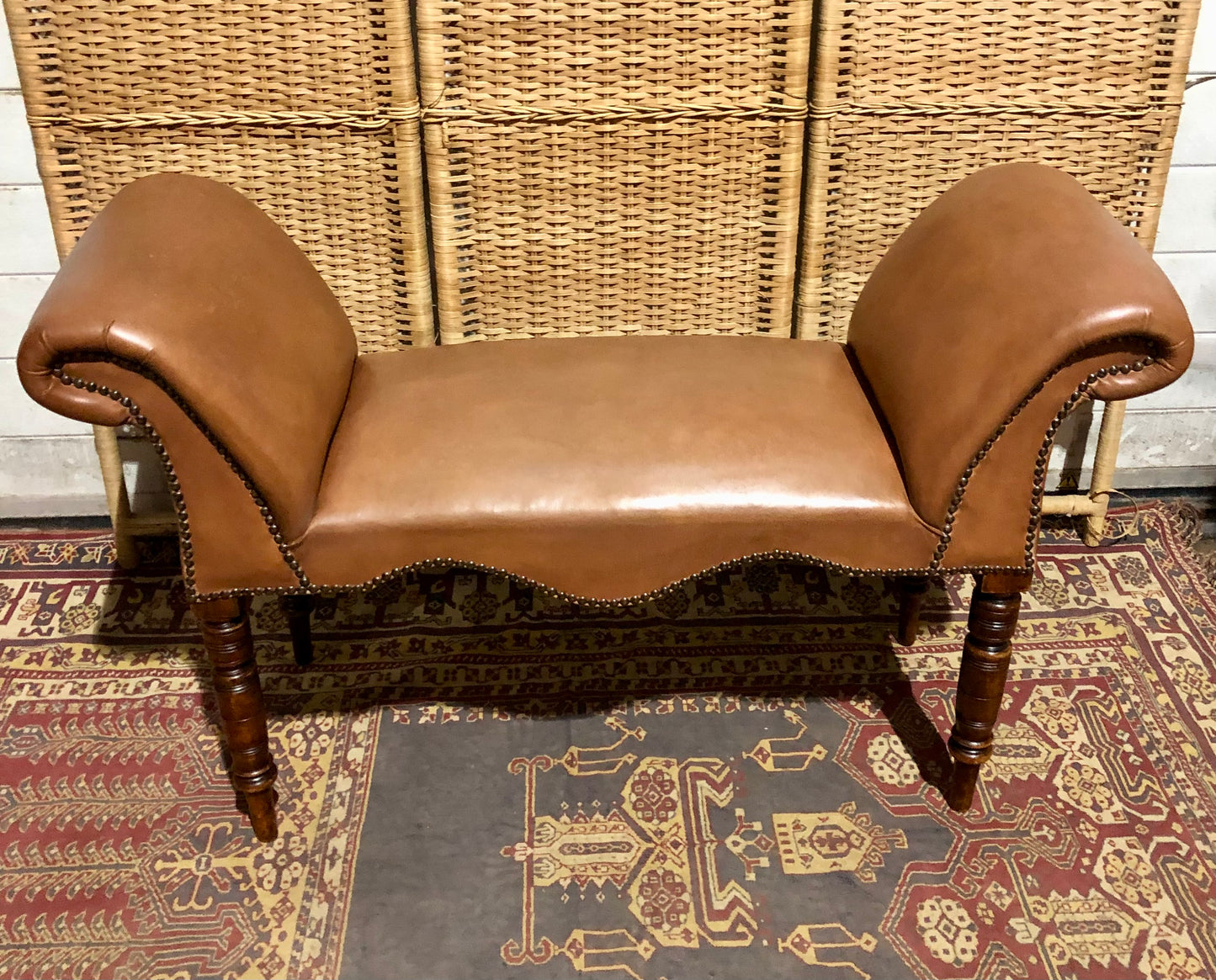 000550....Handsome Pair Of Edwardian Window Seats