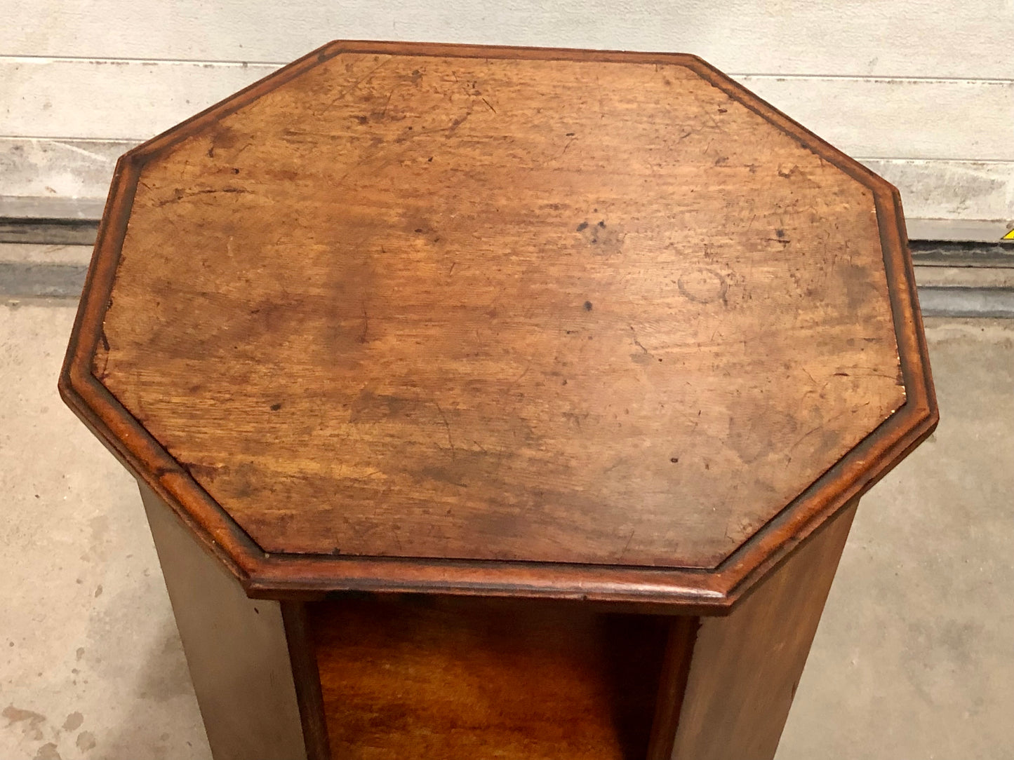 000707....Art Deco Solid Walnut Occasional Table