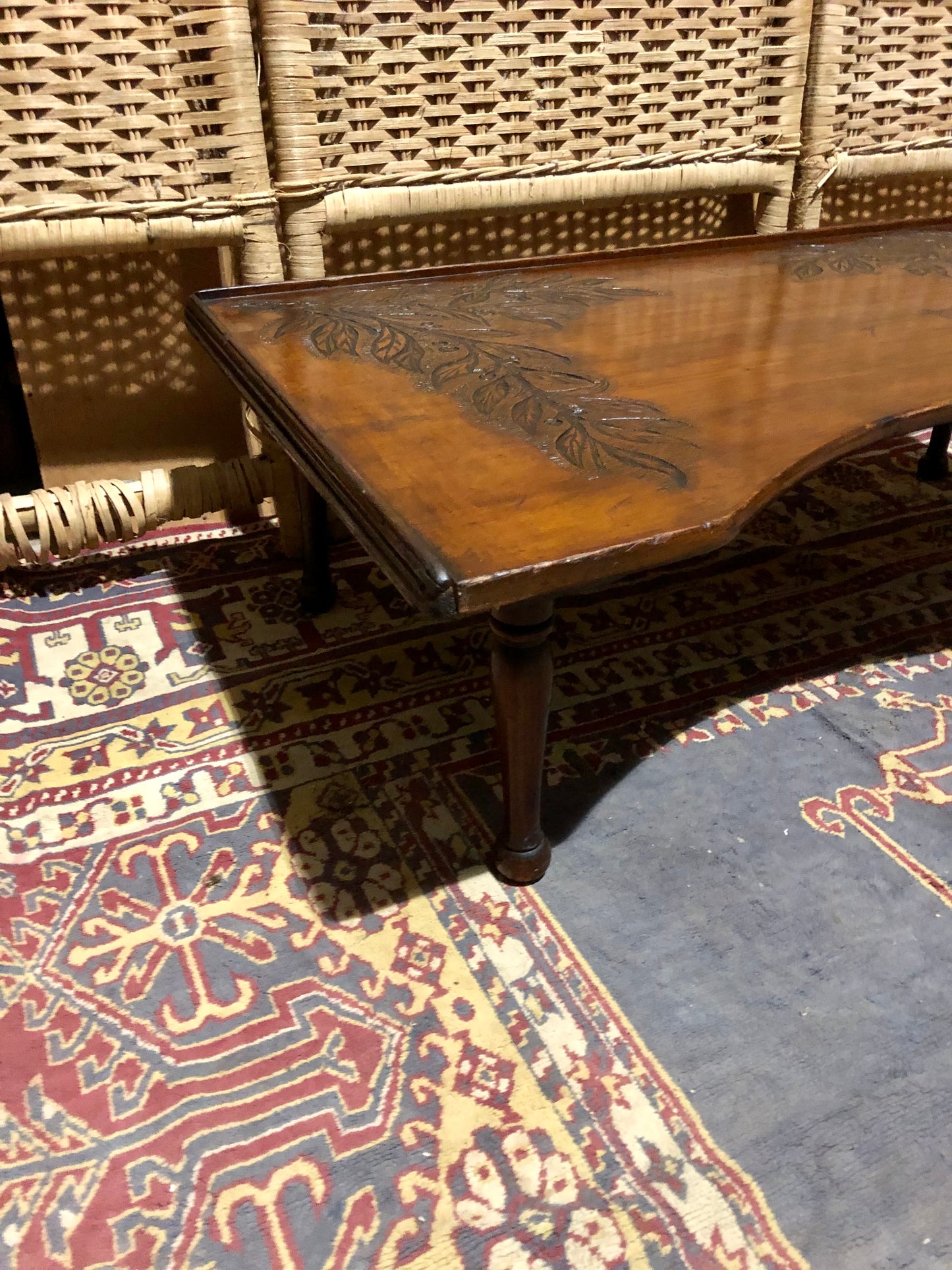 000544....Handsome Antique Mahogany Breakfast Tray ( sold )