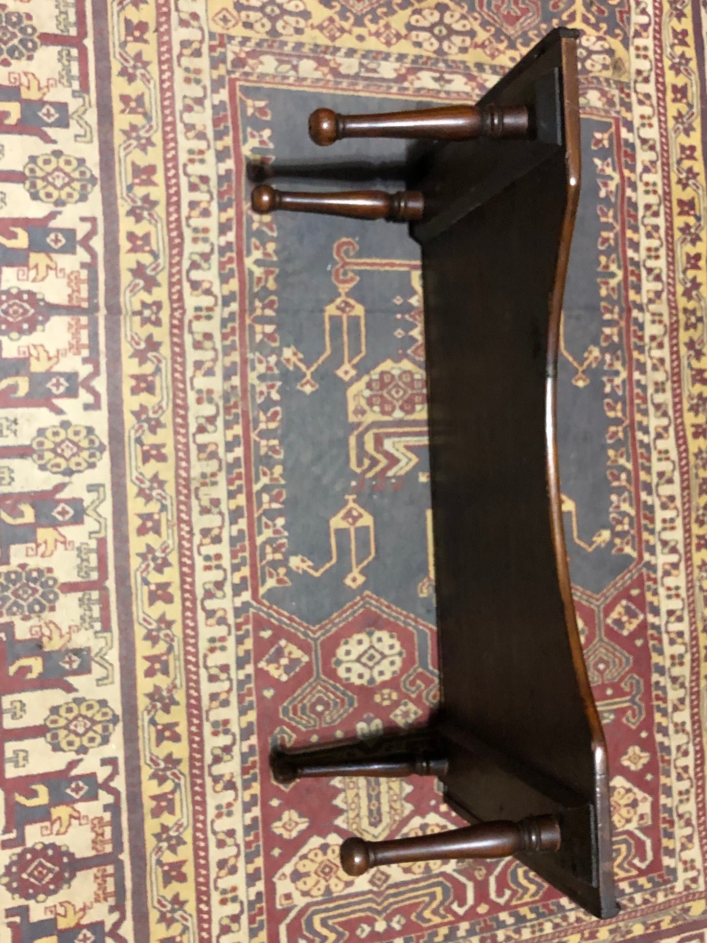 000544....Handsome Antique Mahogany Breakfast Tray ( sold )