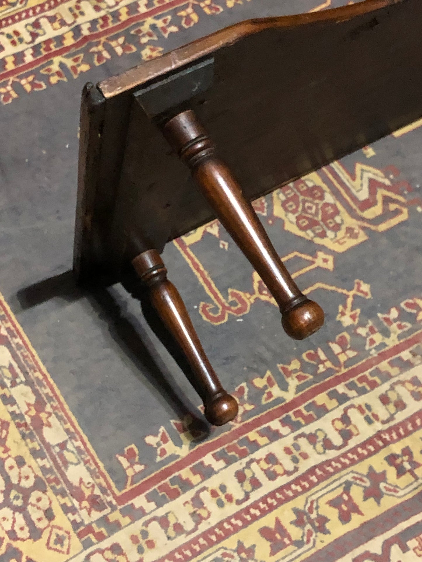 000544....Handsome Antique Mahogany Breakfast Tray ( sold )