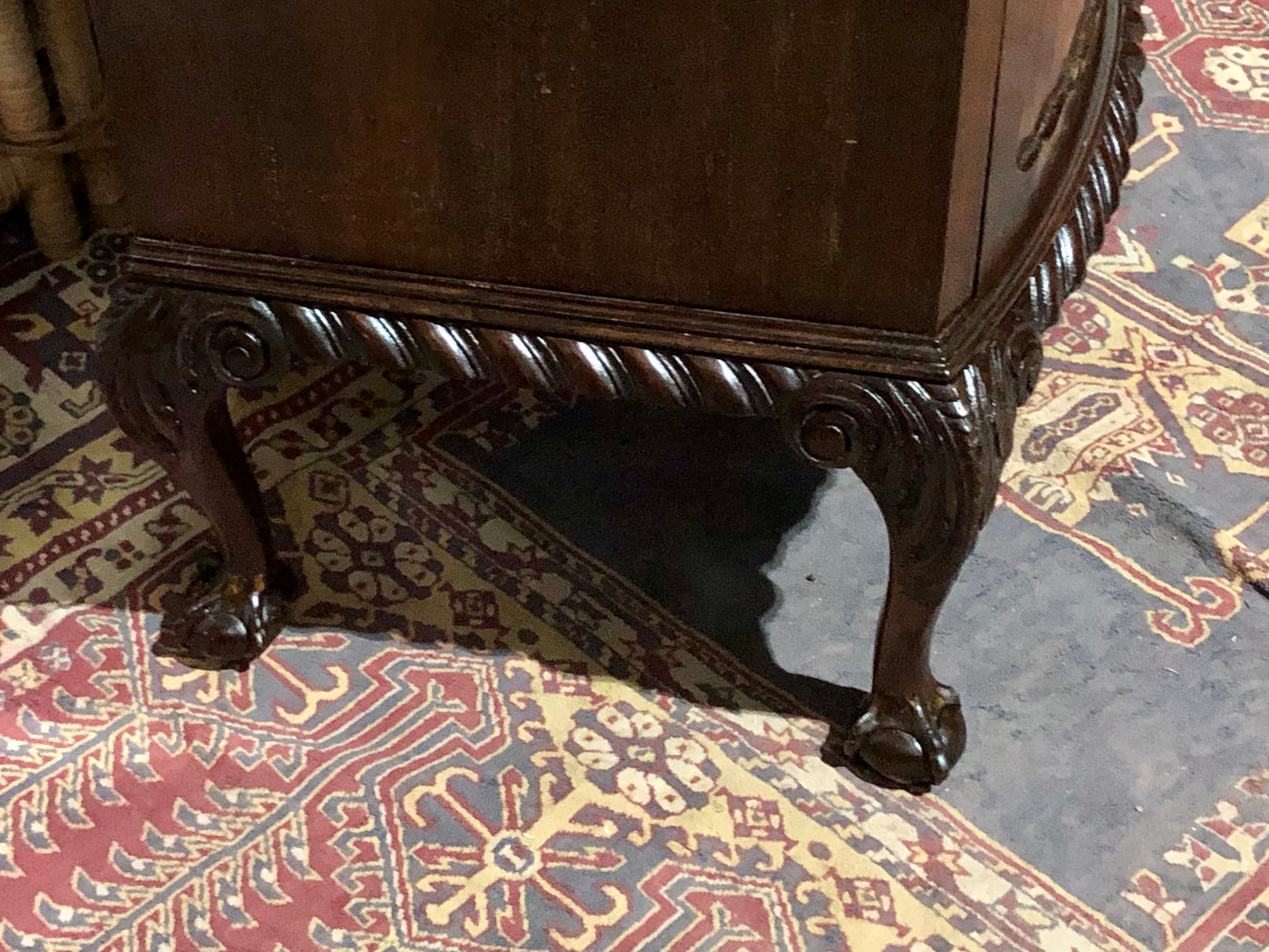 000541....Handsome Edwardian Mahogany Side Or Drinks Cabinet