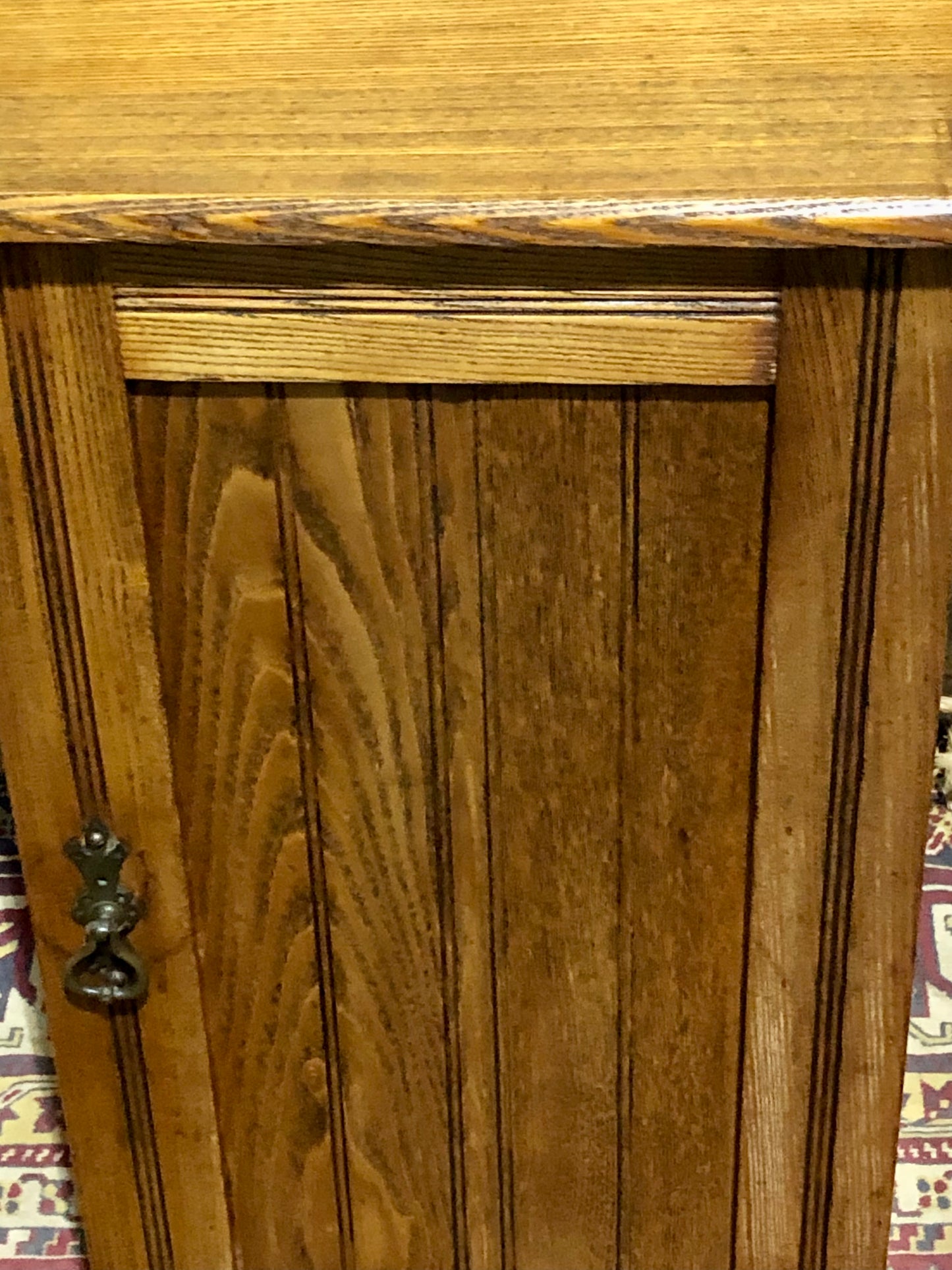 000535...Handsome Antique Ash Bedside Table