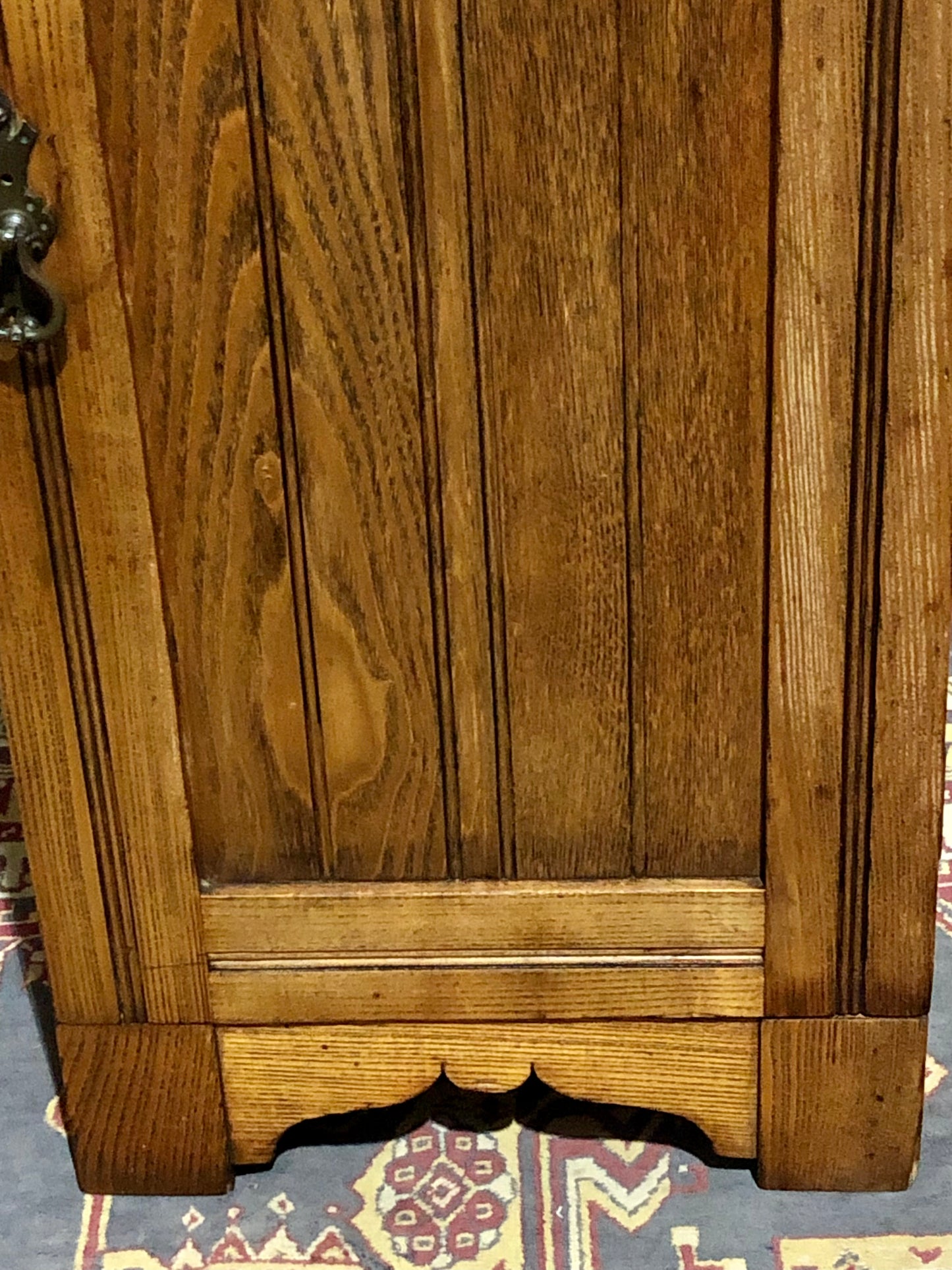 000535...Handsome Antique Ash Bedside Table