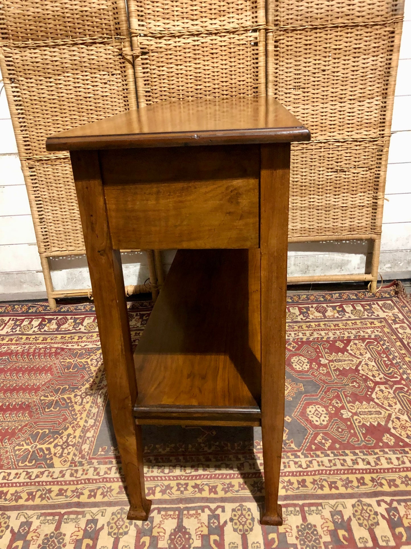 000534....Handsome Arts And Crafts Walnut Side Or Hall Table ( sold )