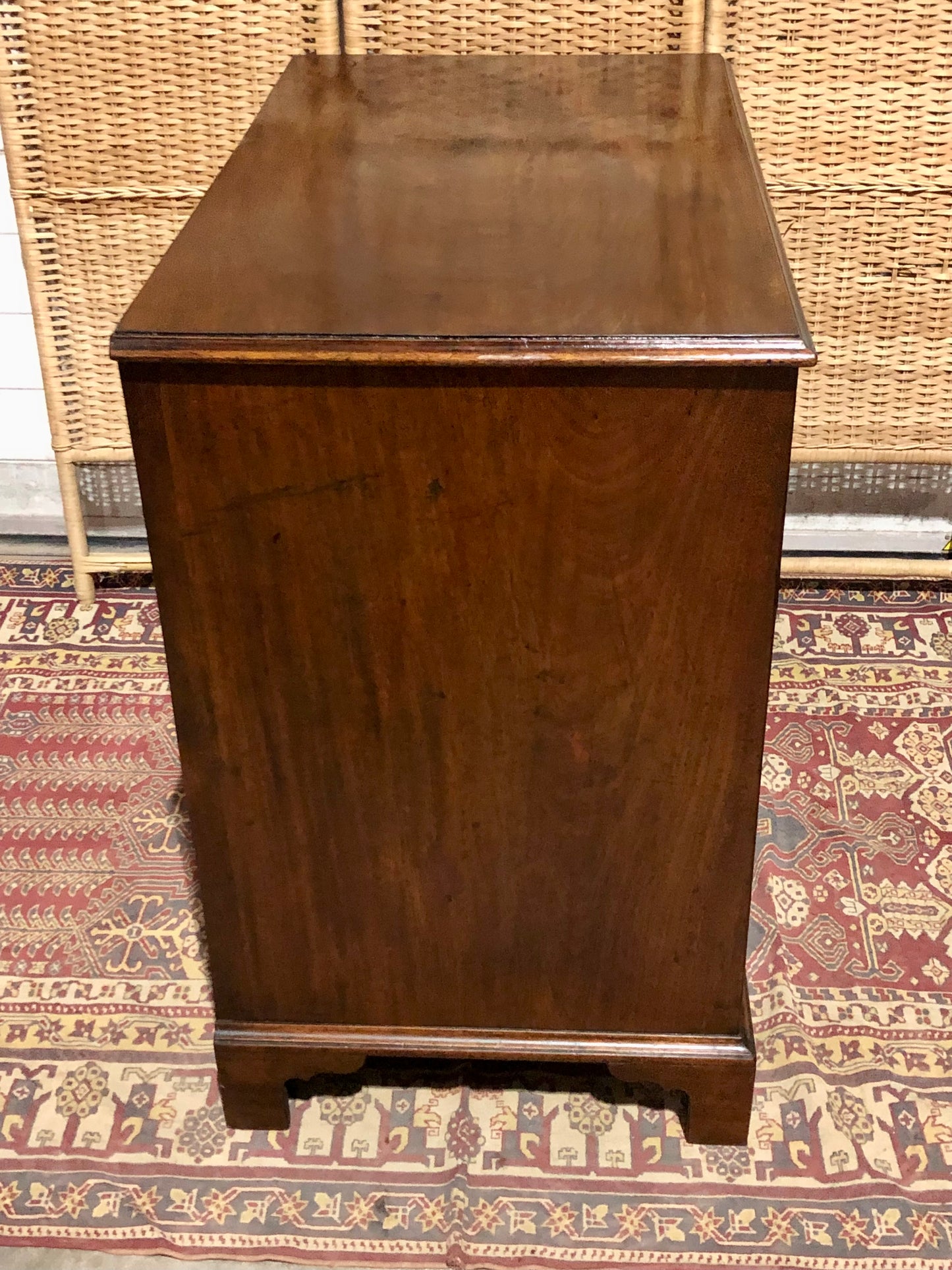 000533...Handsome Small Georgian Mahogany Chest Of Drawers ( sold )