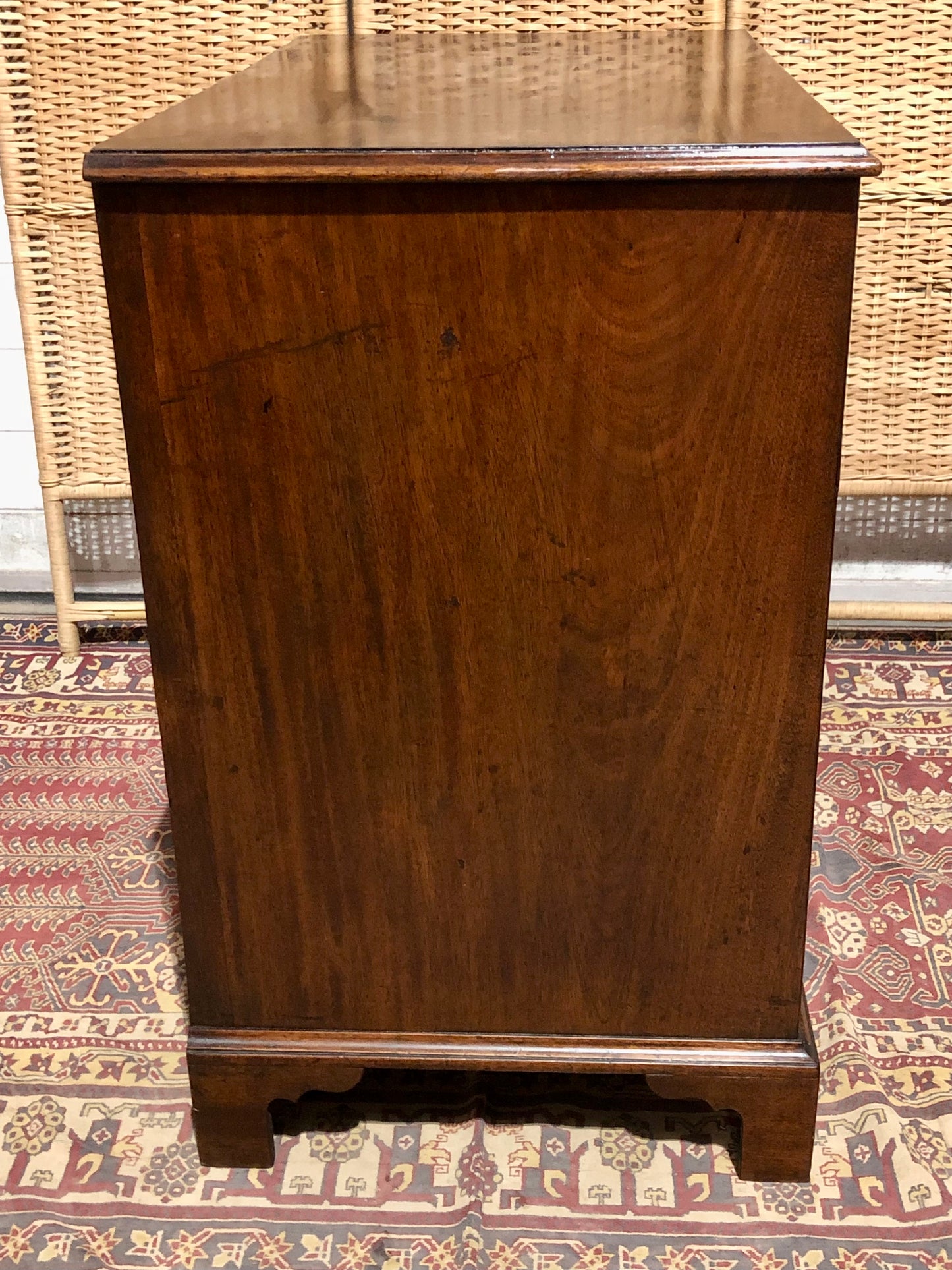 000533...Handsome Small Georgian Mahogany Chest Of Drawers ( sold )