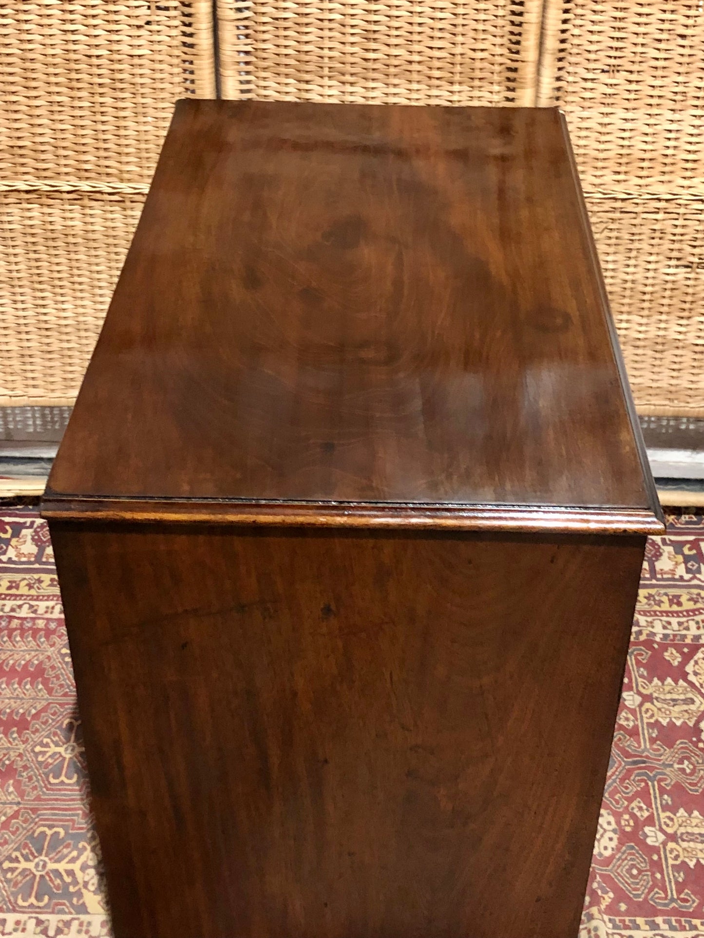 000533...Handsome Small Georgian Mahogany Chest Of Drawers ( sold )