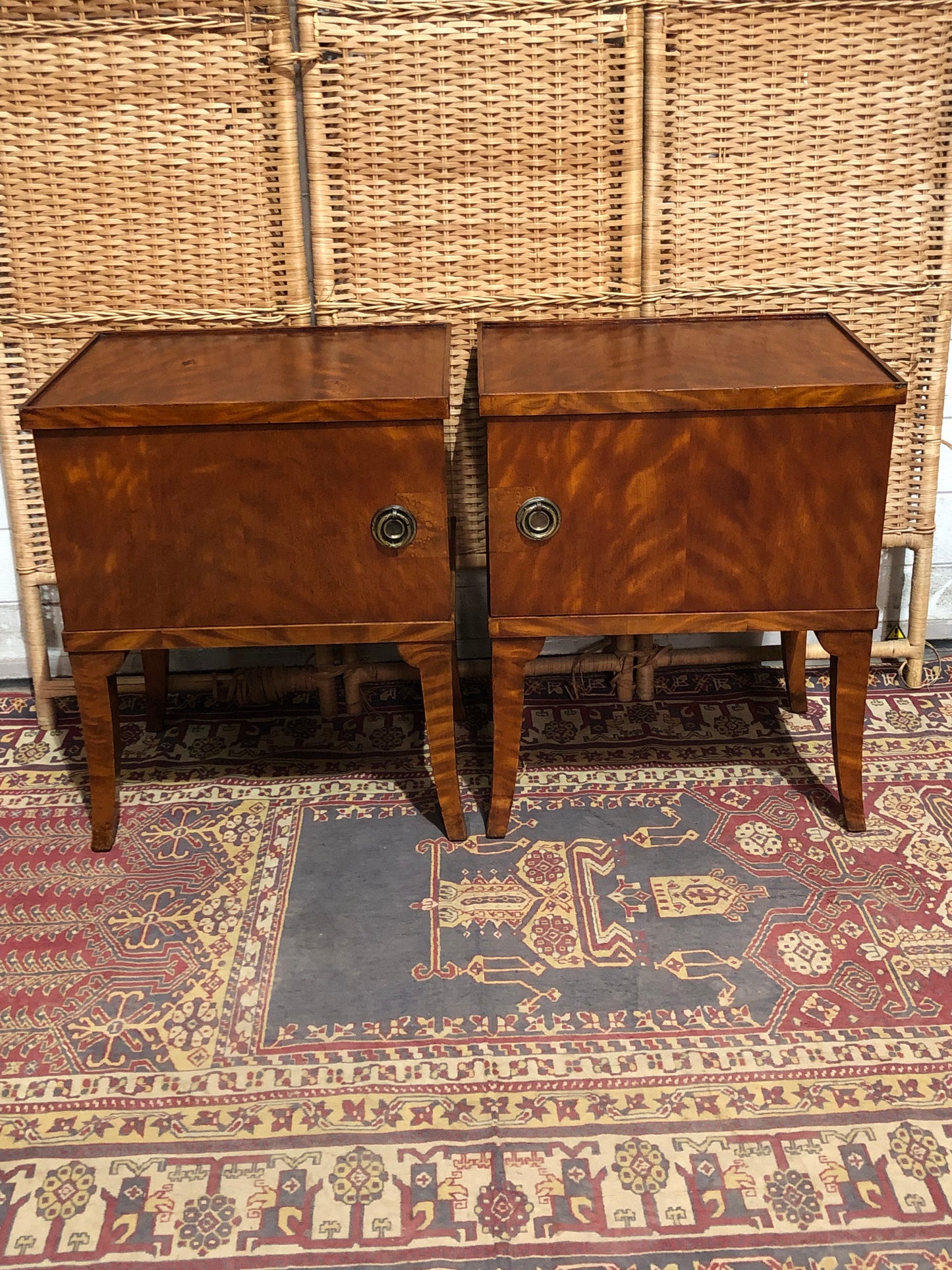000532...Handsome Pair Of French Art Deco Bedside Tables. ( sold )