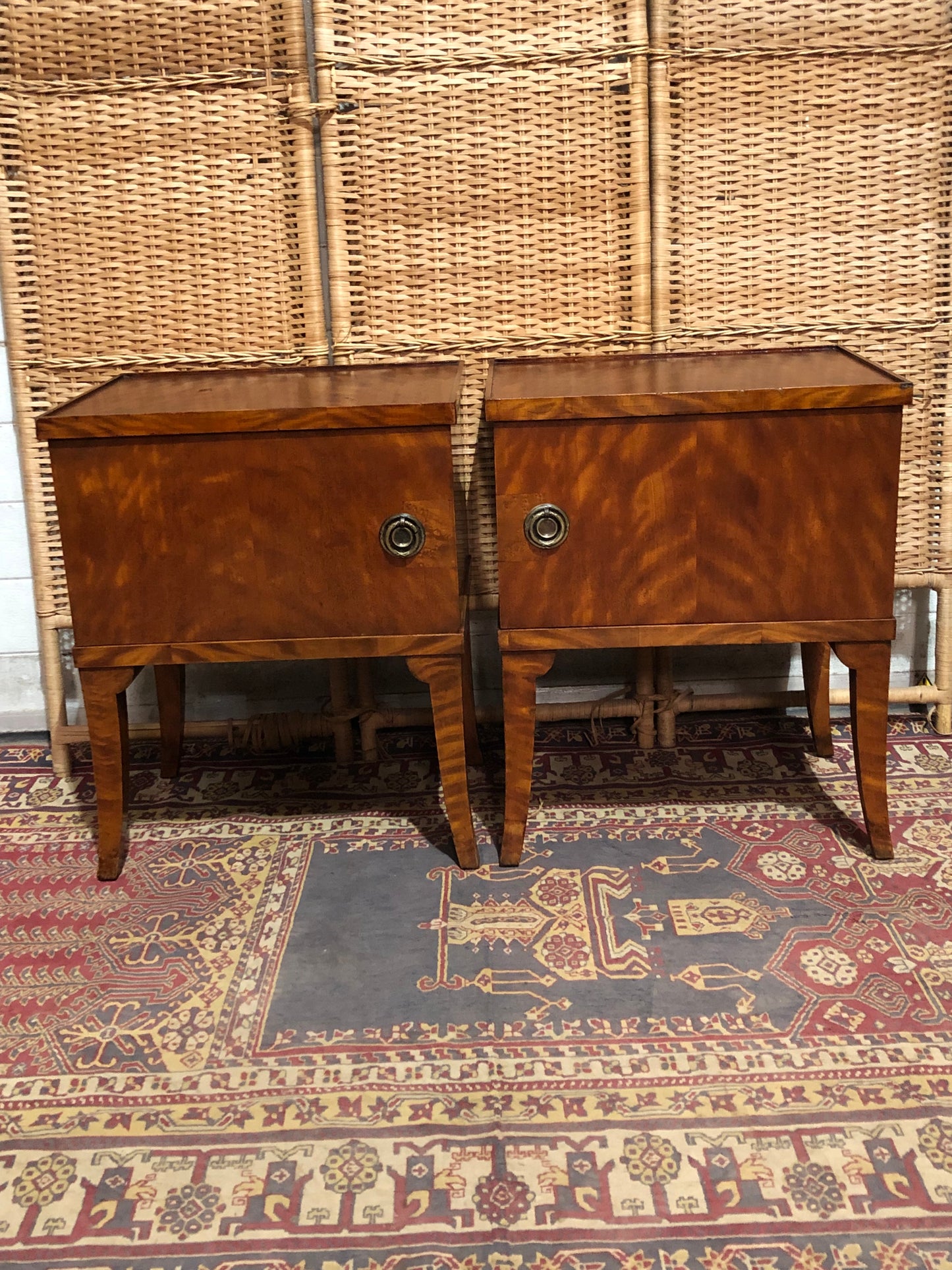 000532...Handsome Pair Of French Art Deco Bedside Tables. ( sold )