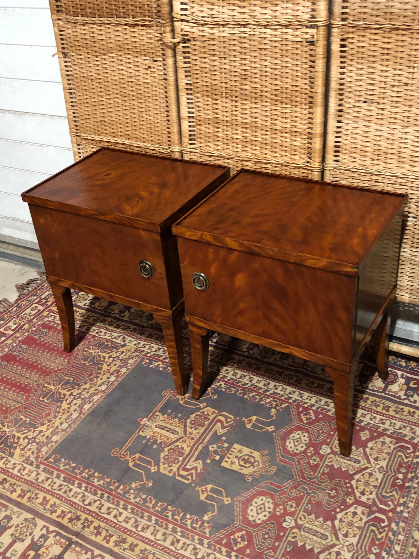 000532...Handsome Pair Of French Art Deco Bedside Tables. ( sold )