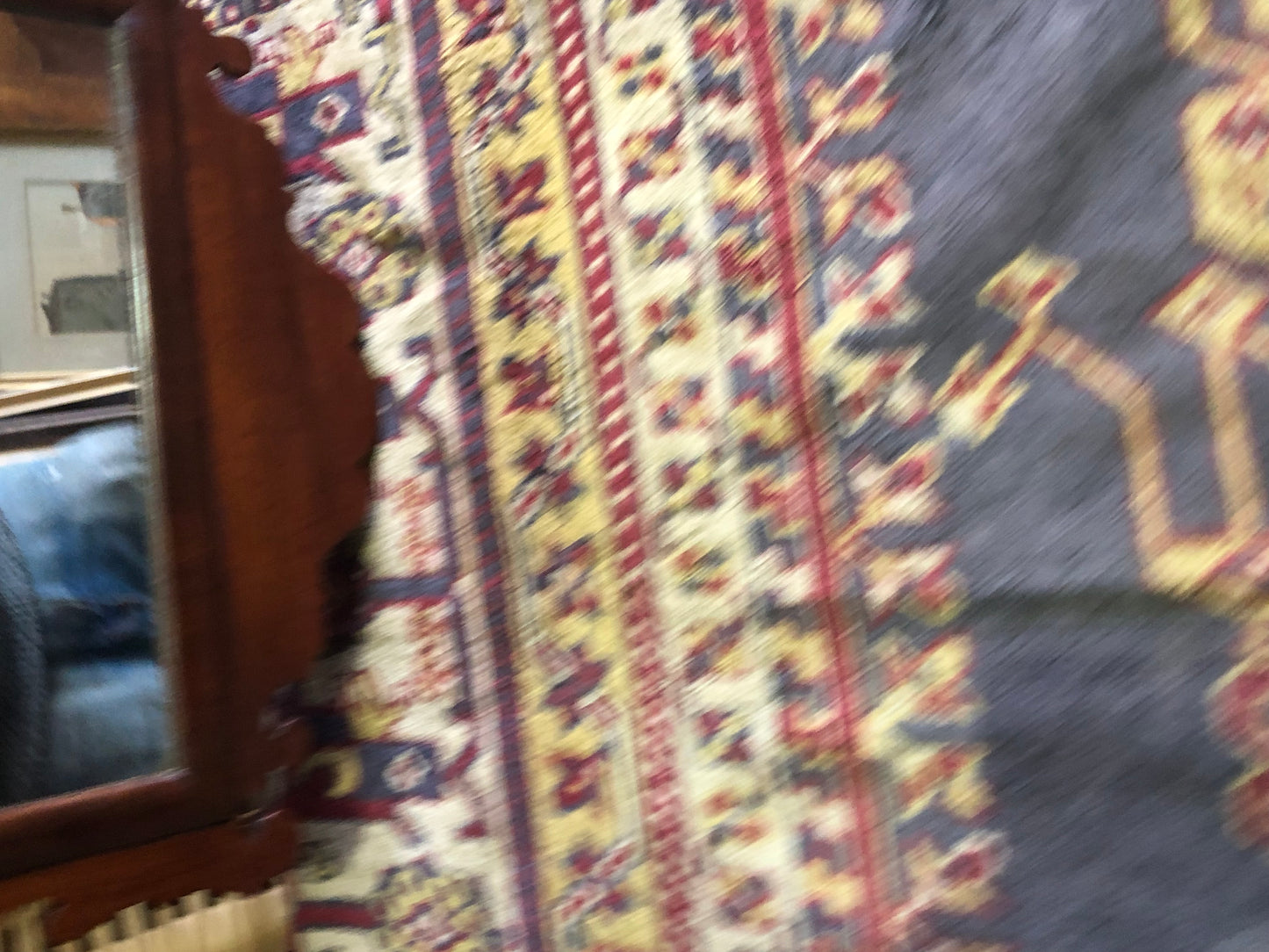 000531....Handsome Pair Of Vintage Mahogany Wall Mirrors ( sold )