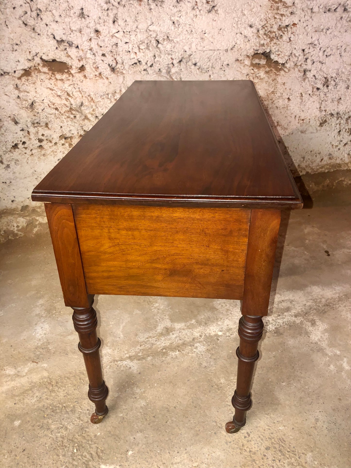 000528...Handsome Antique Mahogany Writing Or Dressing Table ( sold )