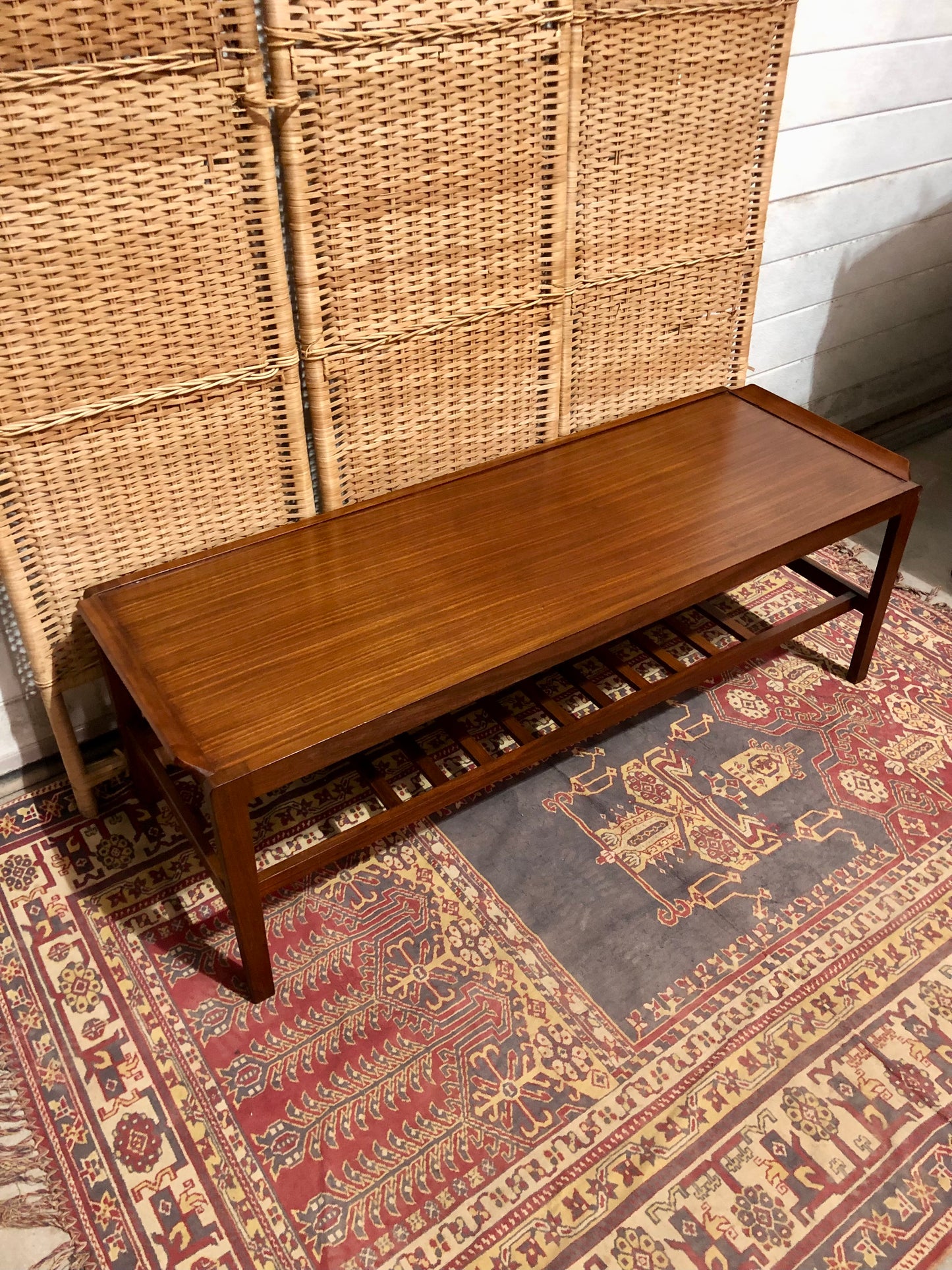000526....Handsome Retro Teak Coffee Table