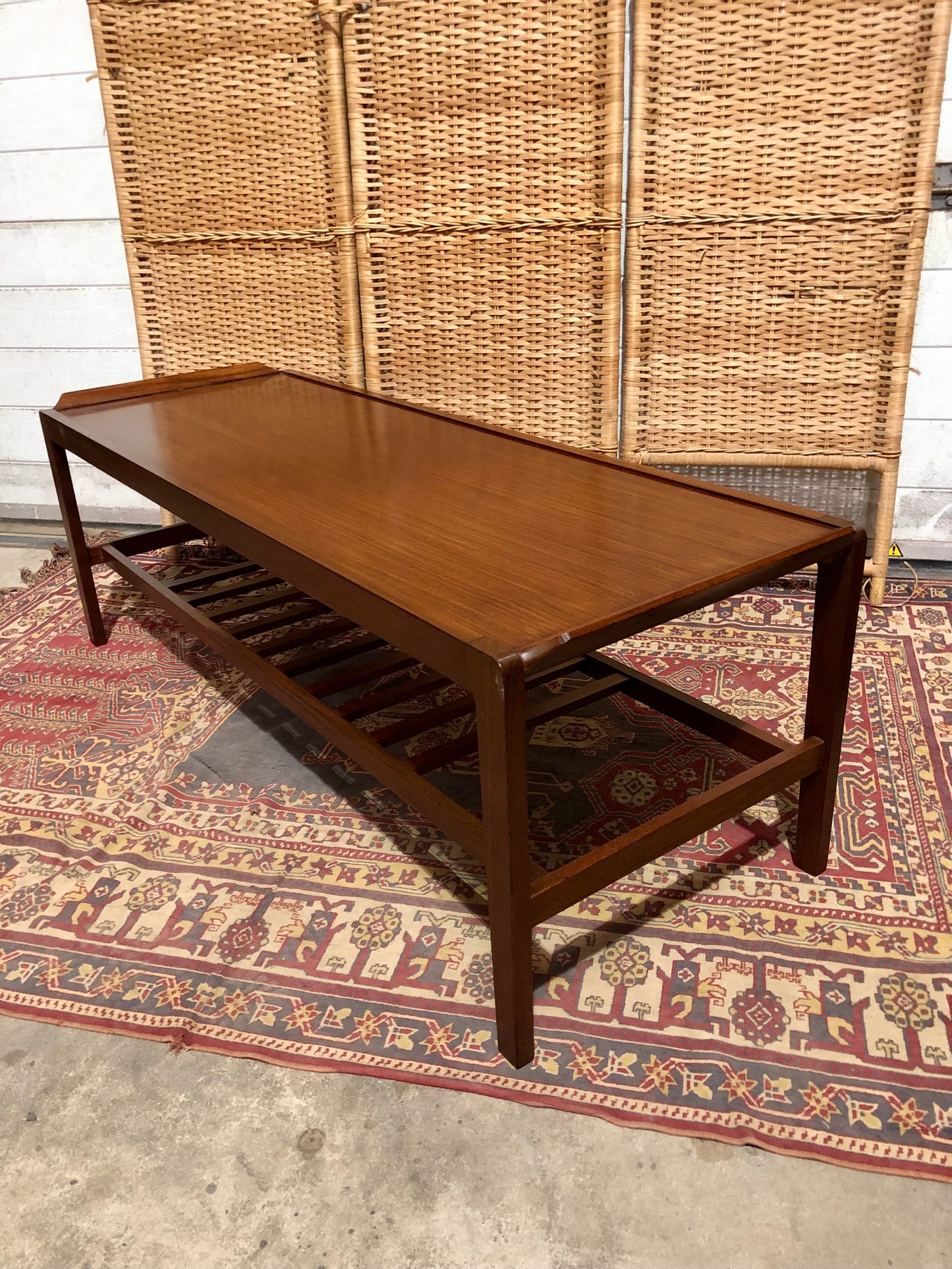 000526....Handsome Retro Teak Coffee Table