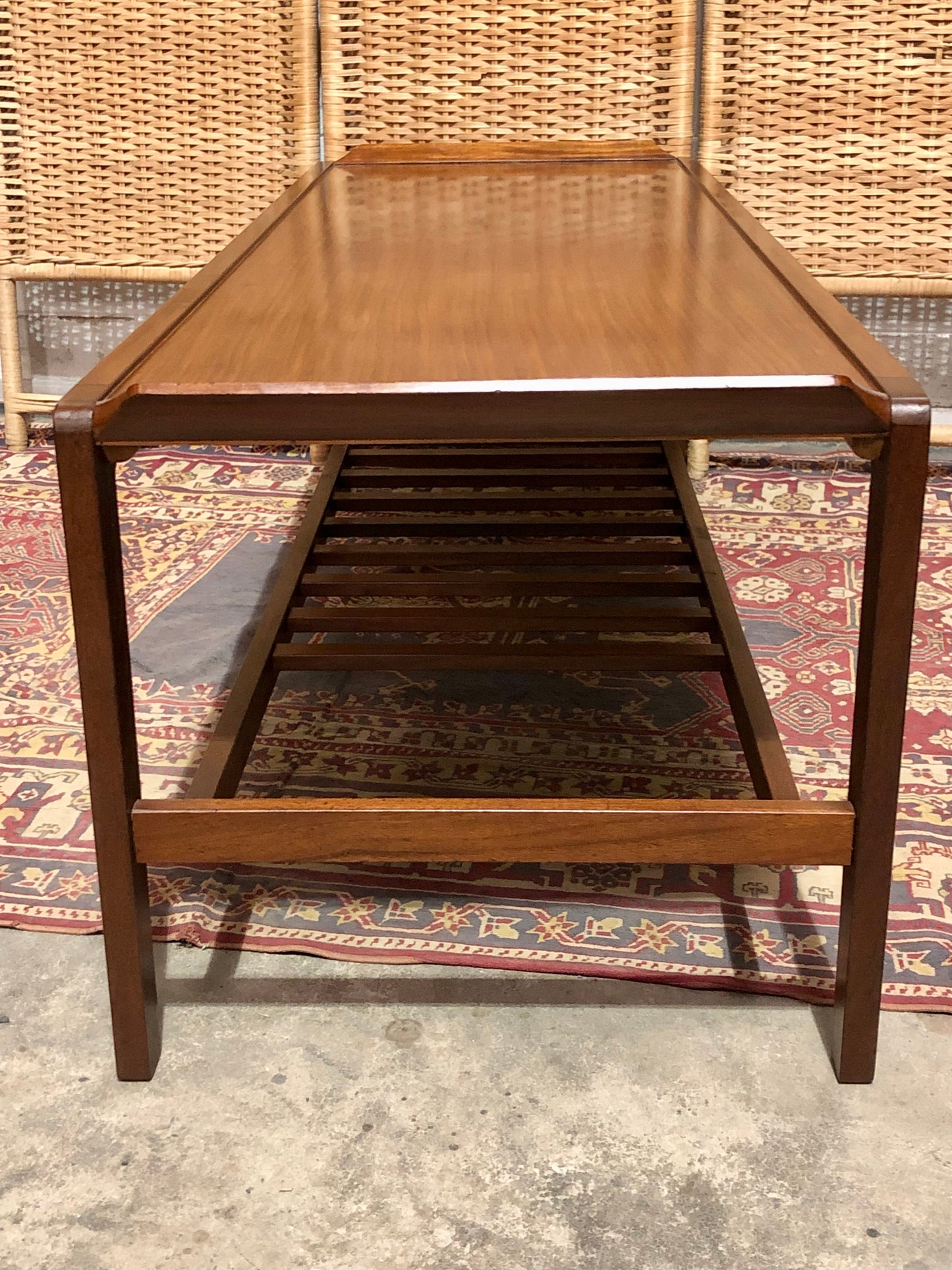 000526....Handsome Retro Teak Coffee Table