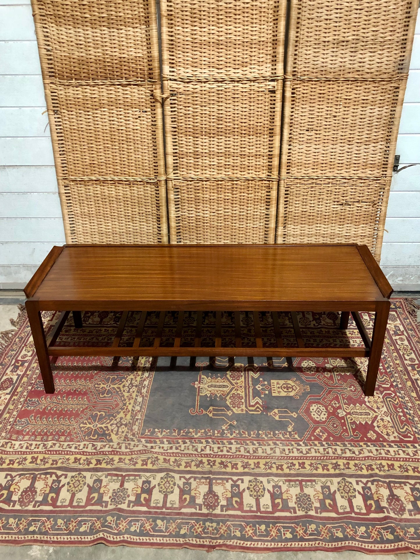 000526....Handsome Retro Teak Coffee Table