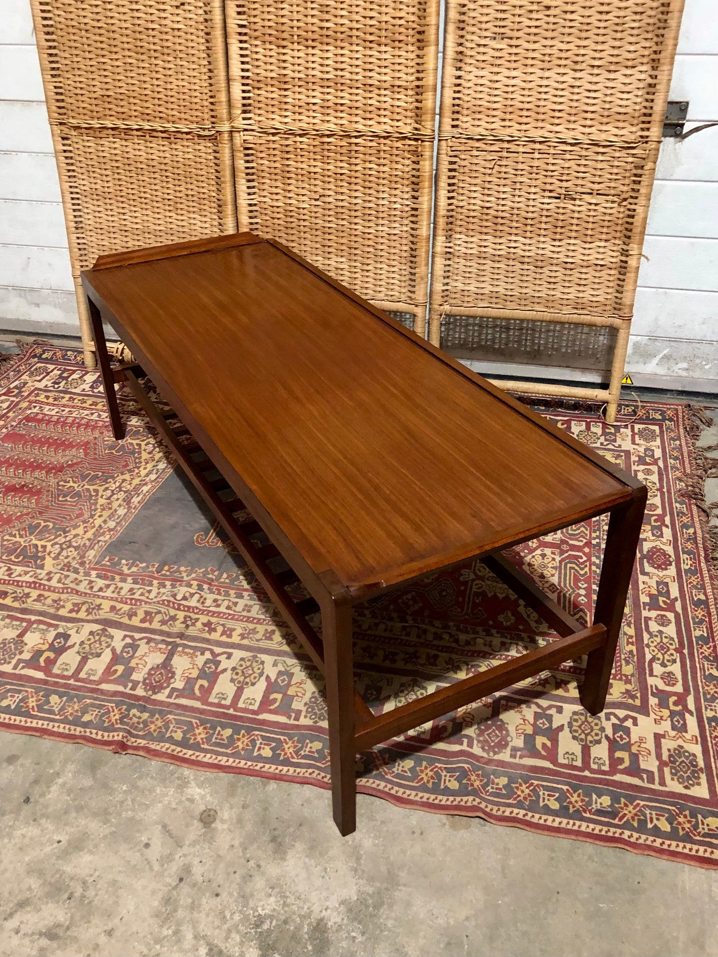 000526....Handsome Retro Teak Coffee Table