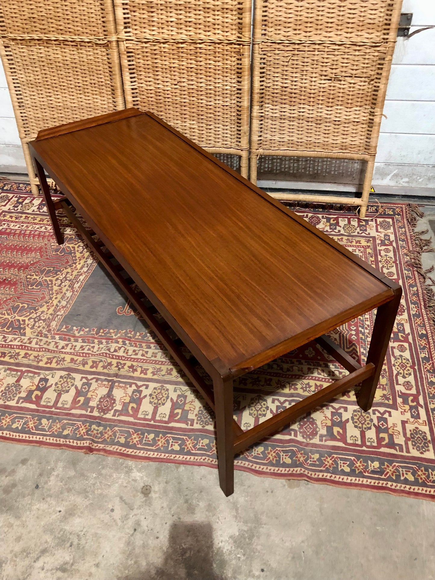 000526....Handsome Retro Teak Coffee Table