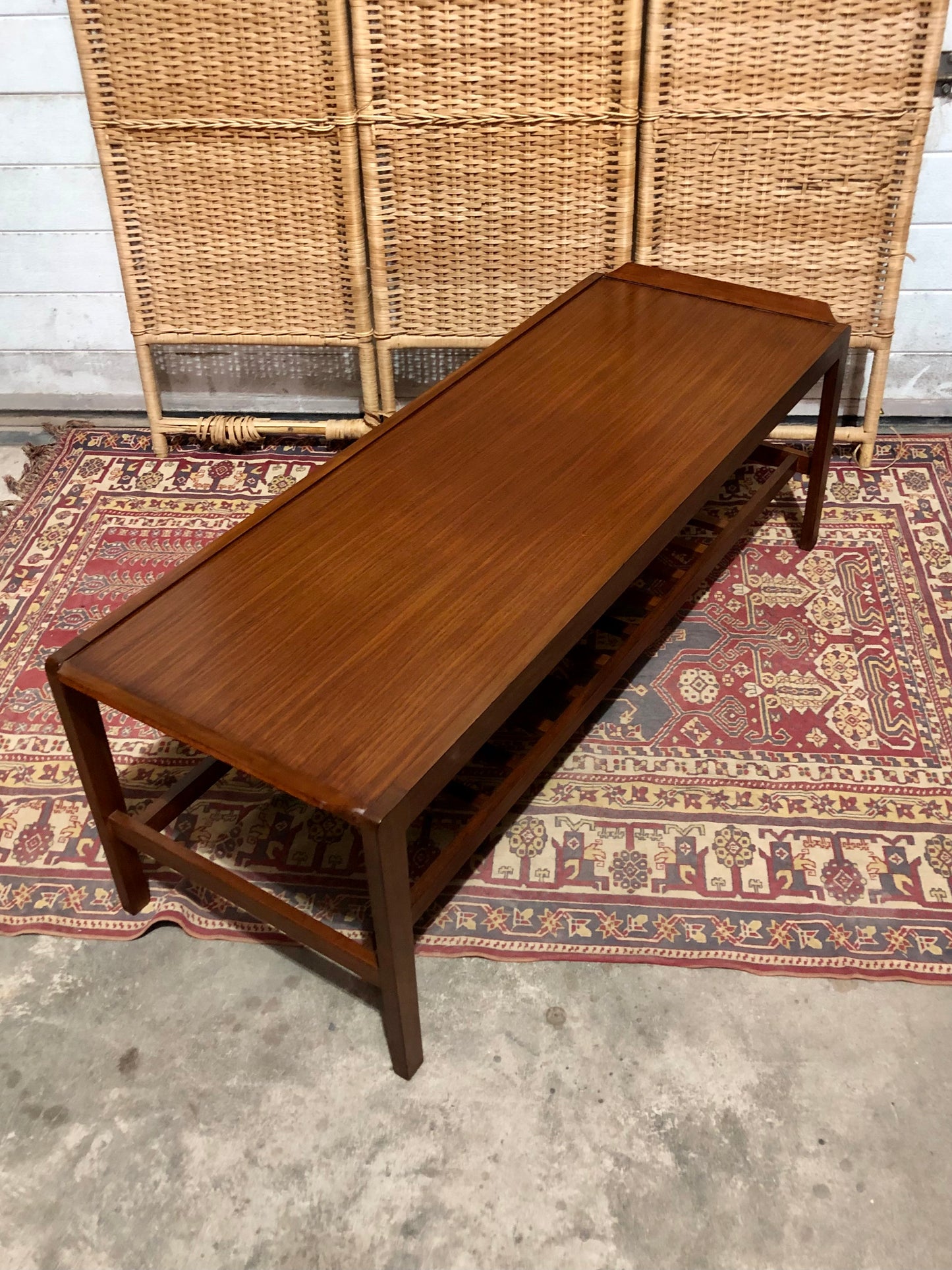 000526....Handsome Retro Teak Coffee Table