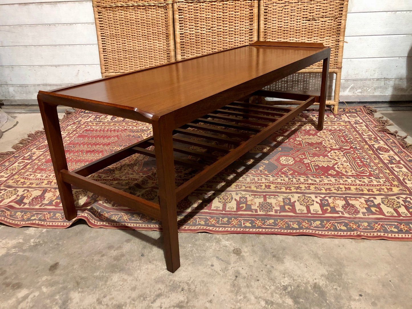 000526....Handsome Retro Teak Coffee Table