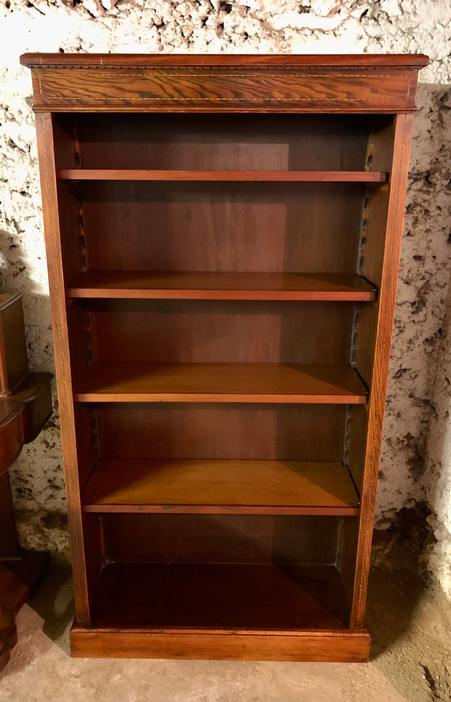 000526....Handsome Vintage Mahogany Bookcase ( sold )