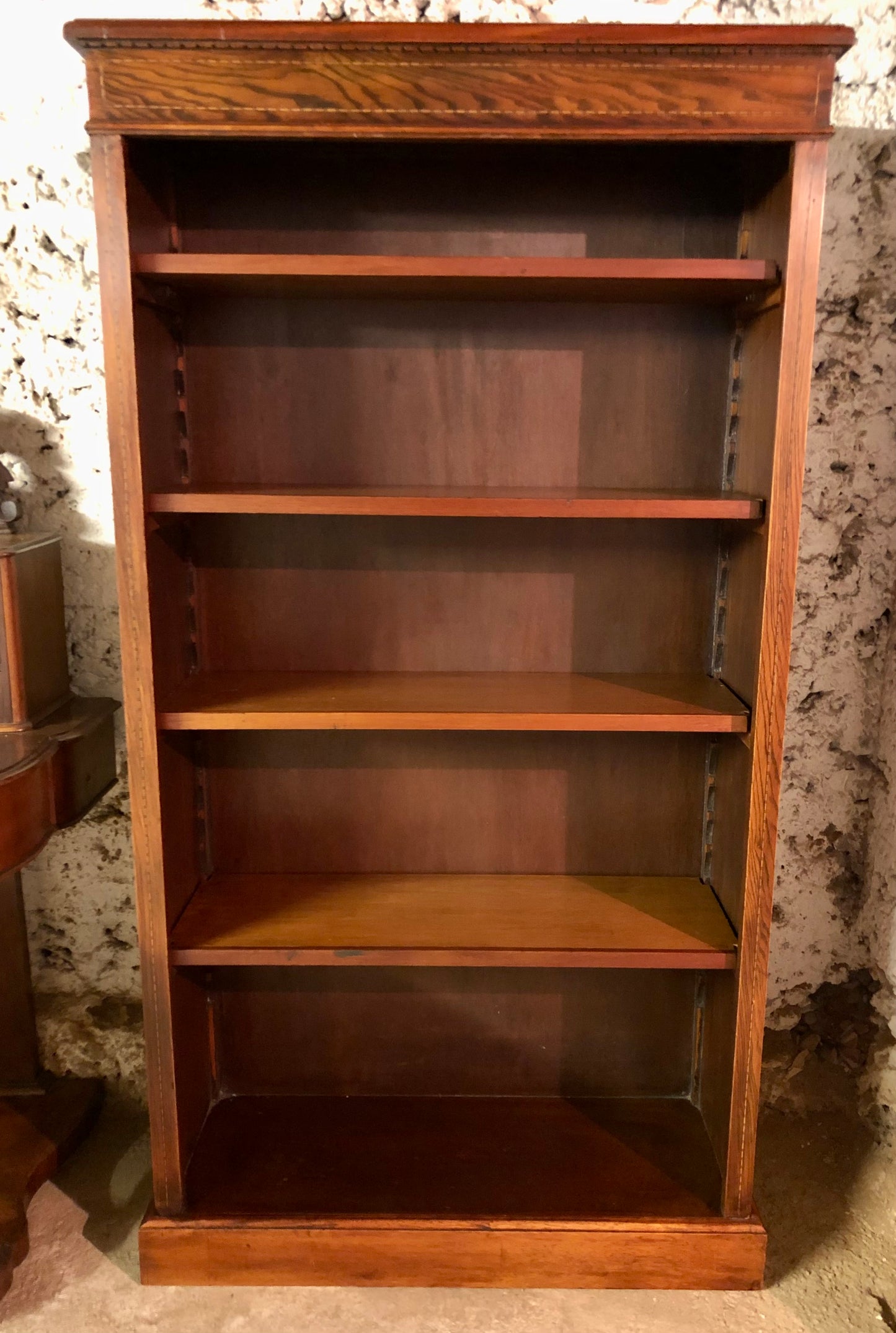 000526....Handsome Vintage Mahogany Bookcase ( sold )