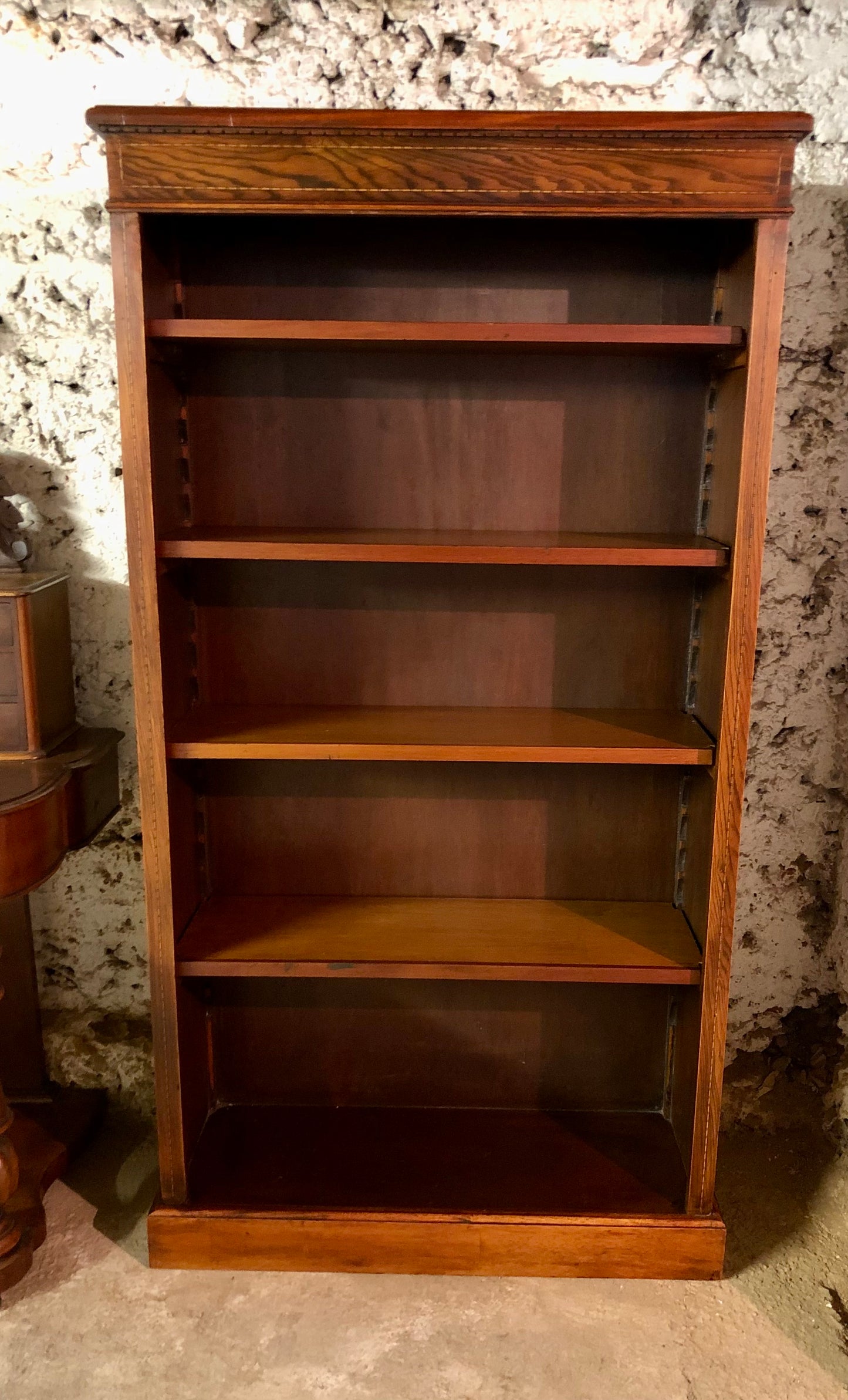 000526....Handsome Vintage Mahogany Bookcase ( sold )