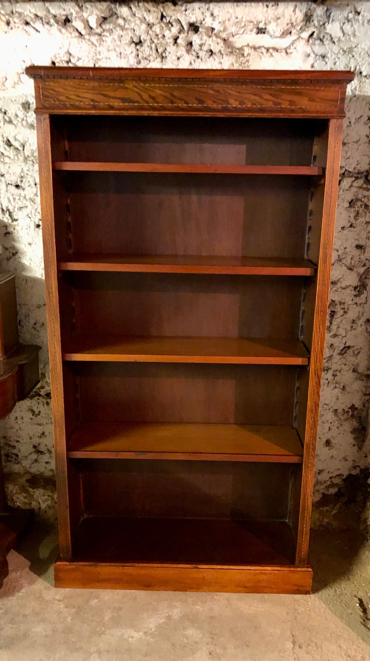 000526....Handsome Vintage Mahogany Bookcase ( sold )