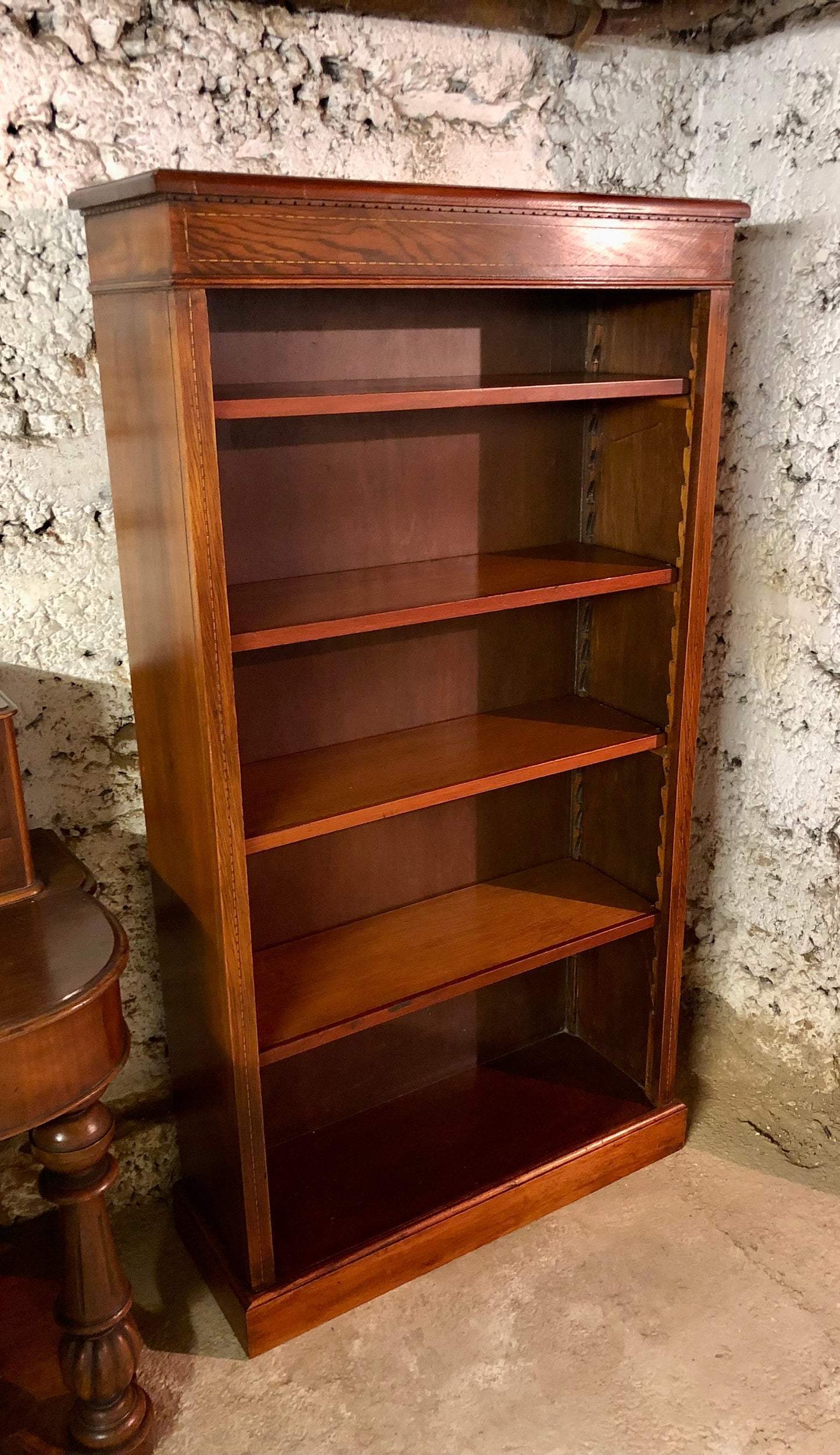 000526....Handsome Vintage Mahogany Bookcase ( sold )