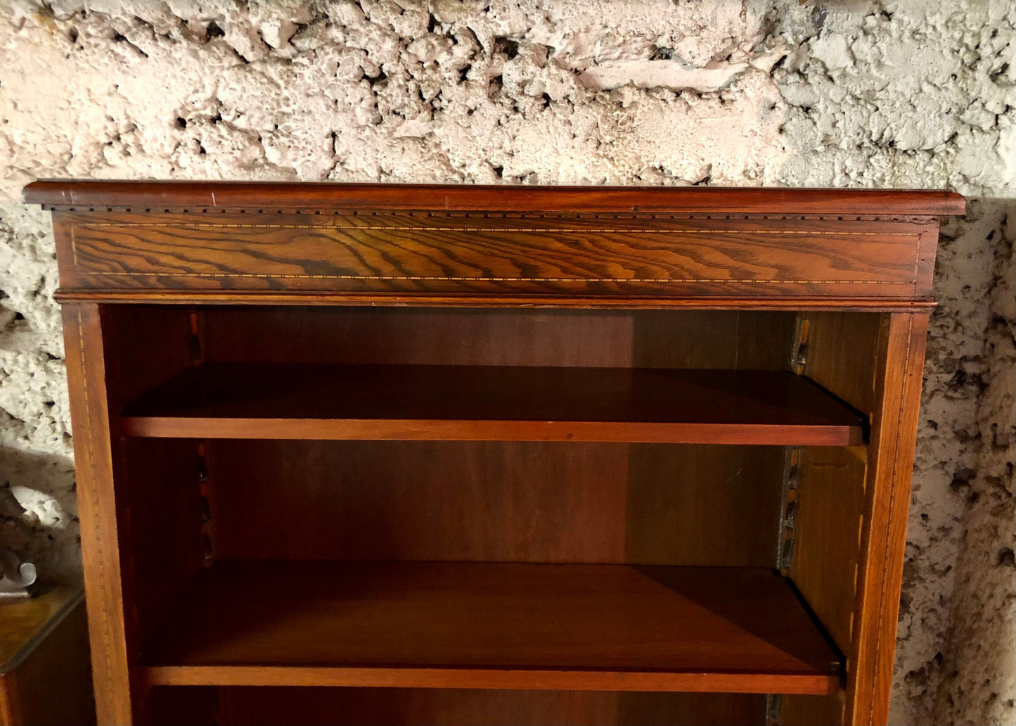 000526....Handsome Vintage Mahogany Bookcase ( sold )