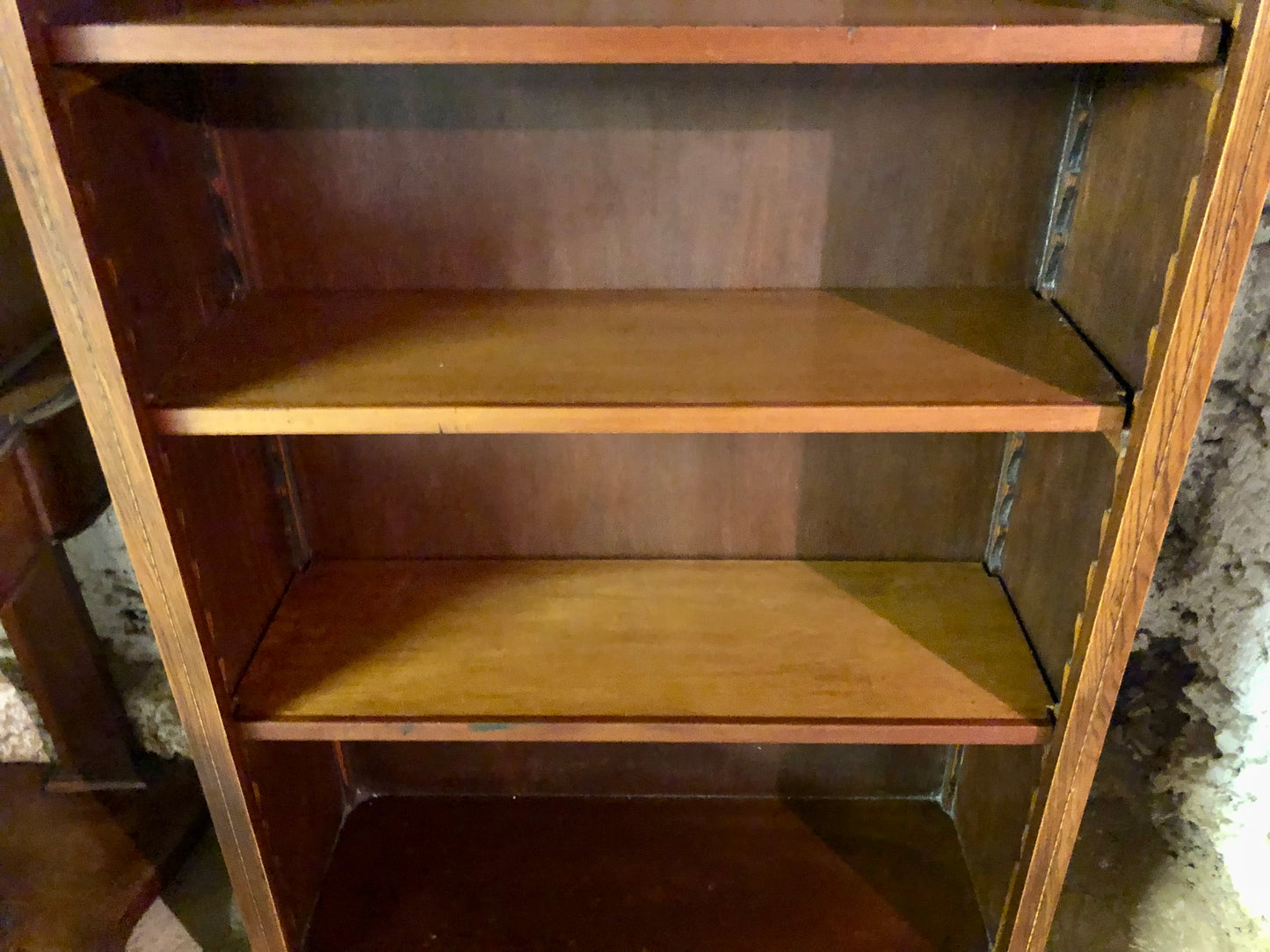 000526....Handsome Vintage Mahogany Bookcase ( sold )