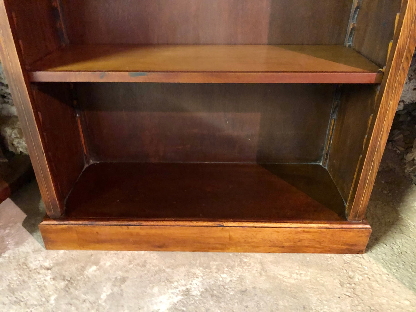 000526....Handsome Vintage Mahogany Bookcase ( sold )