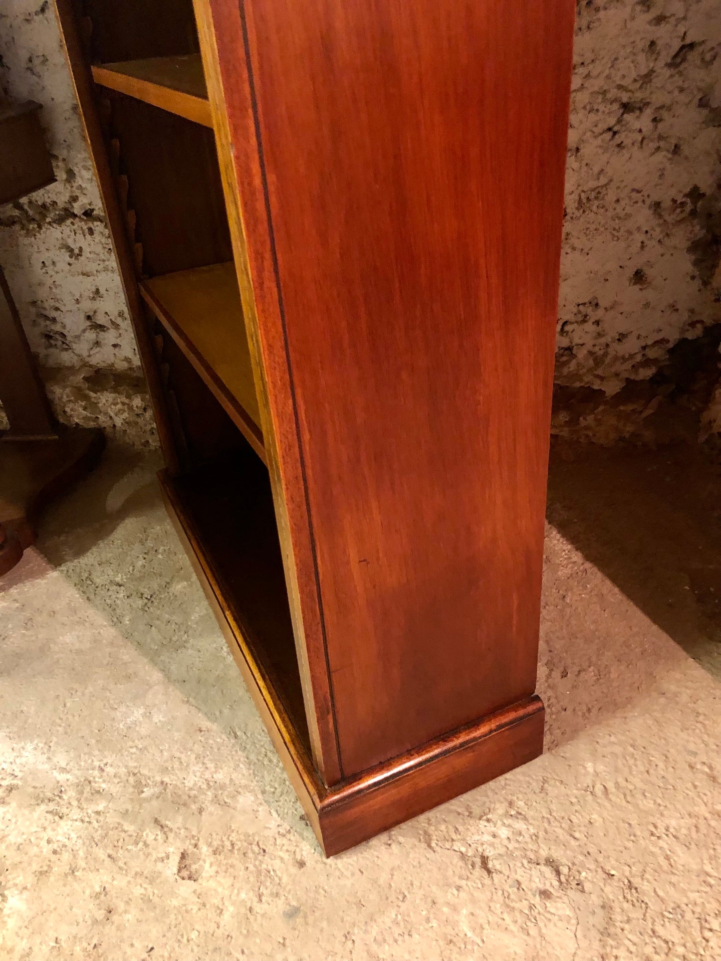 000526....Handsome Vintage Mahogany Bookcase ( sold )