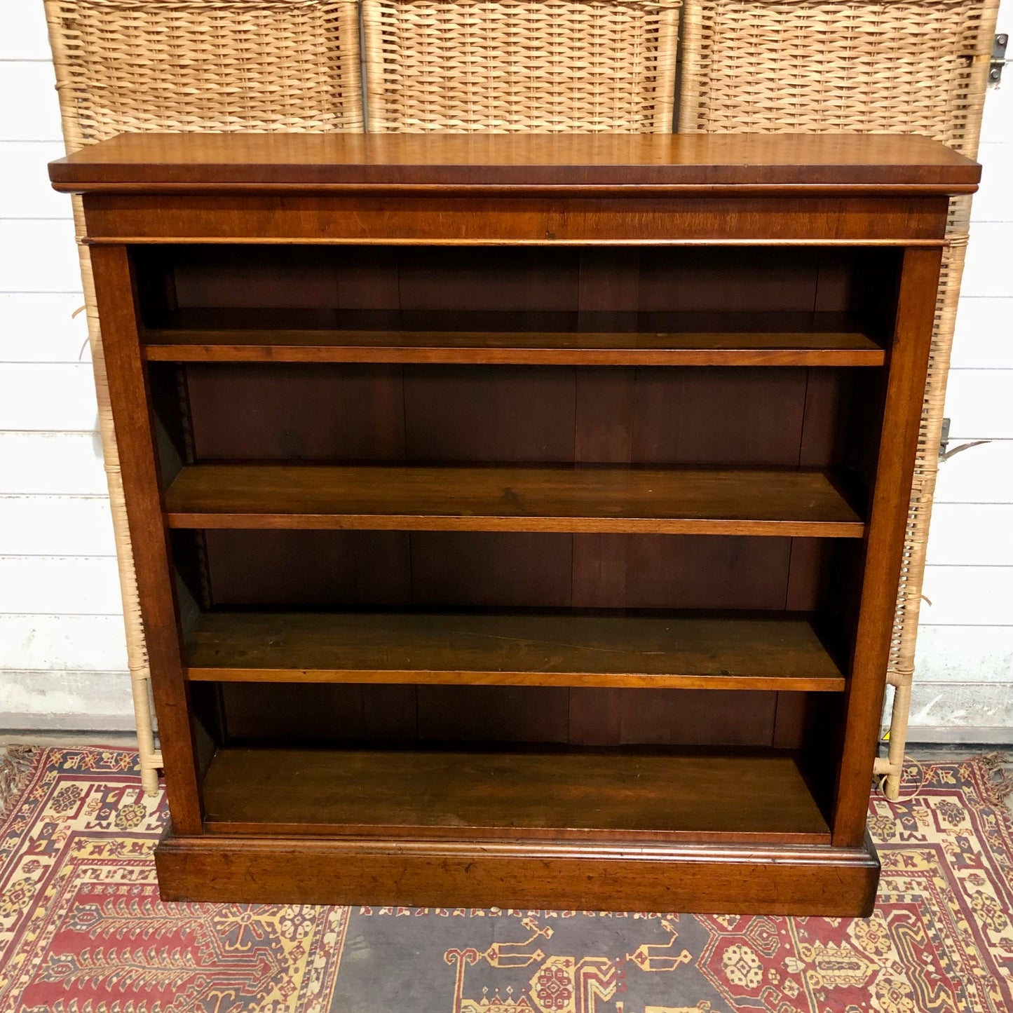 000524....Handsome Antique Walnut Bookcase