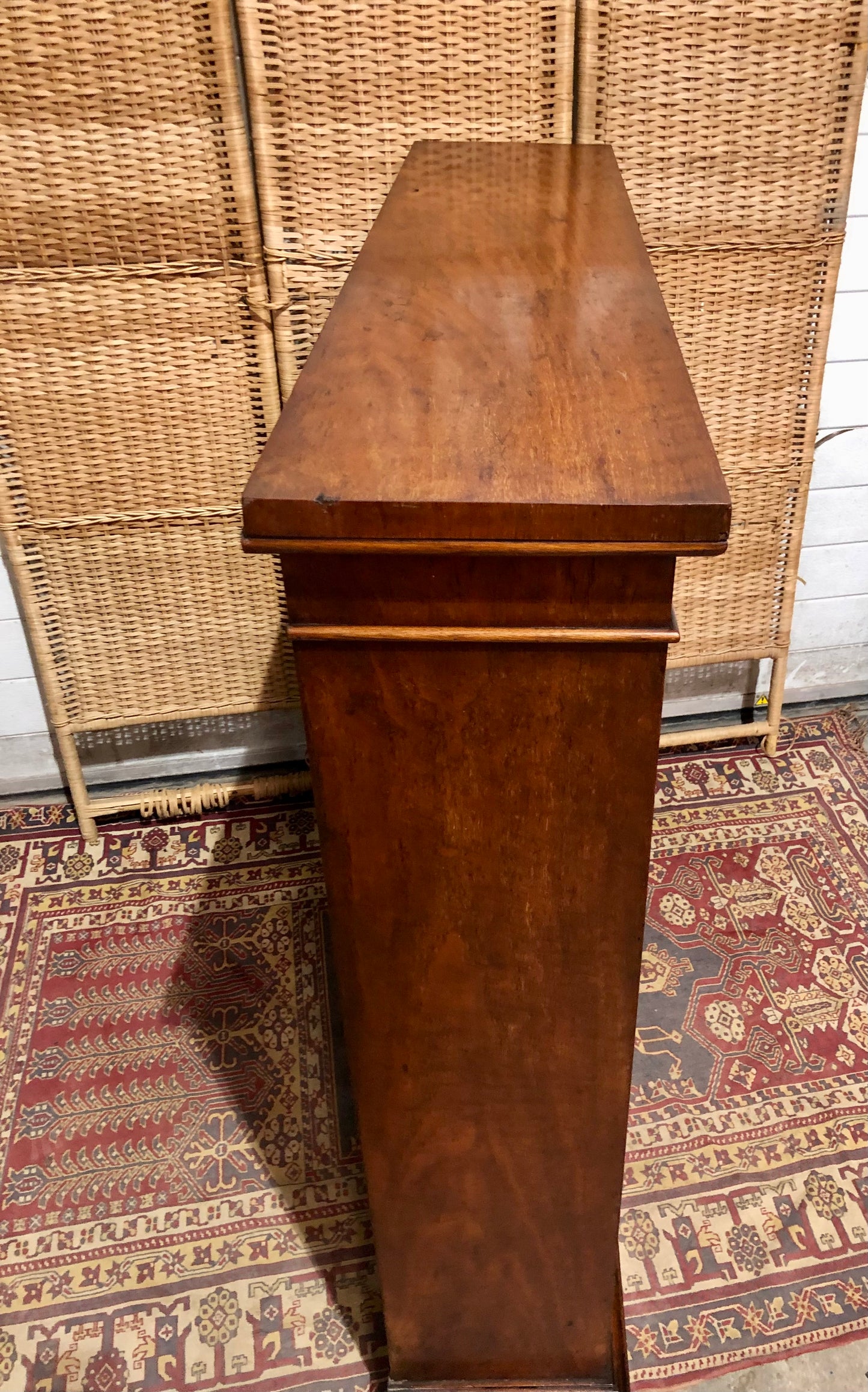 000524....Handsome Antique Walnut Bookcase