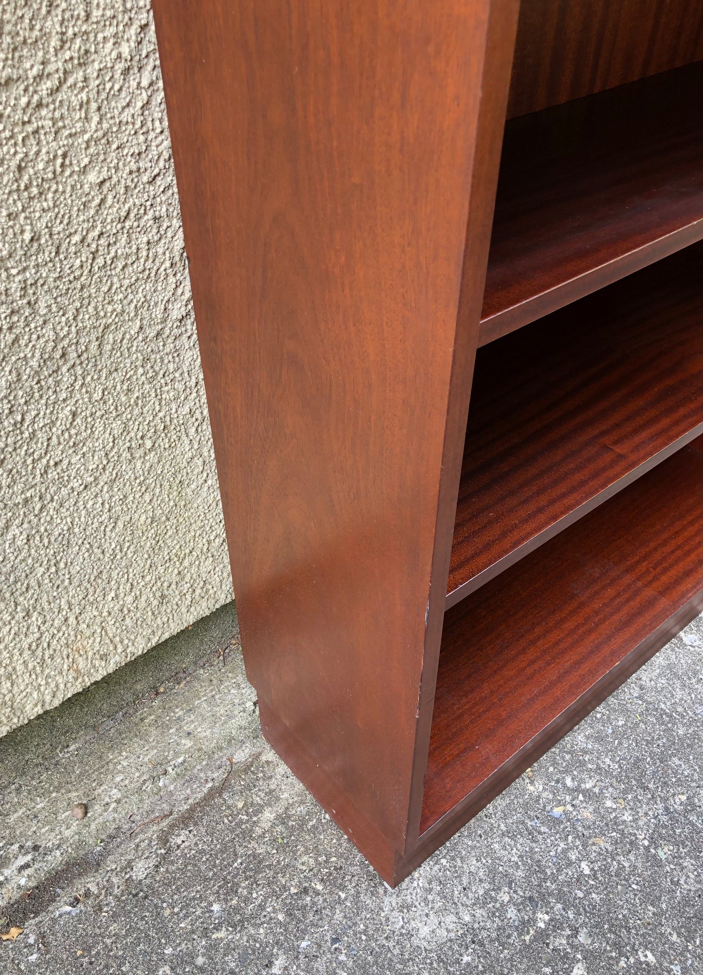 000520....Handsome Vintage Mahogany Bookcase
